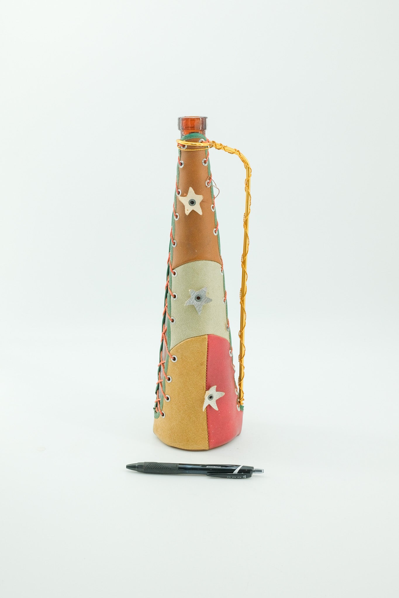 Leather Wrapped Bottle / レザー包みボトル