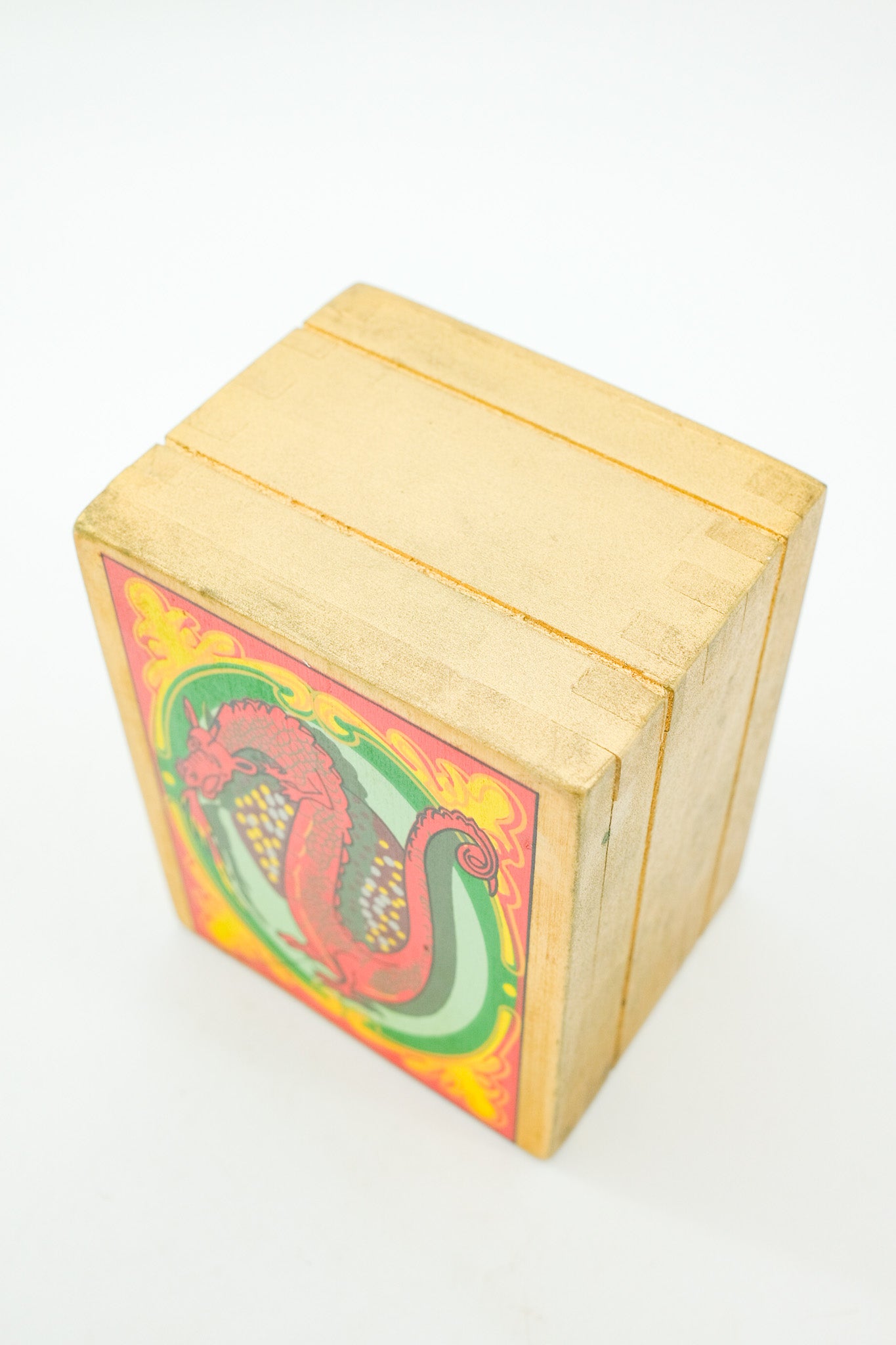 Dragon Illustration Wooden Box / ドラゴンイラストレーション ウッドボックス