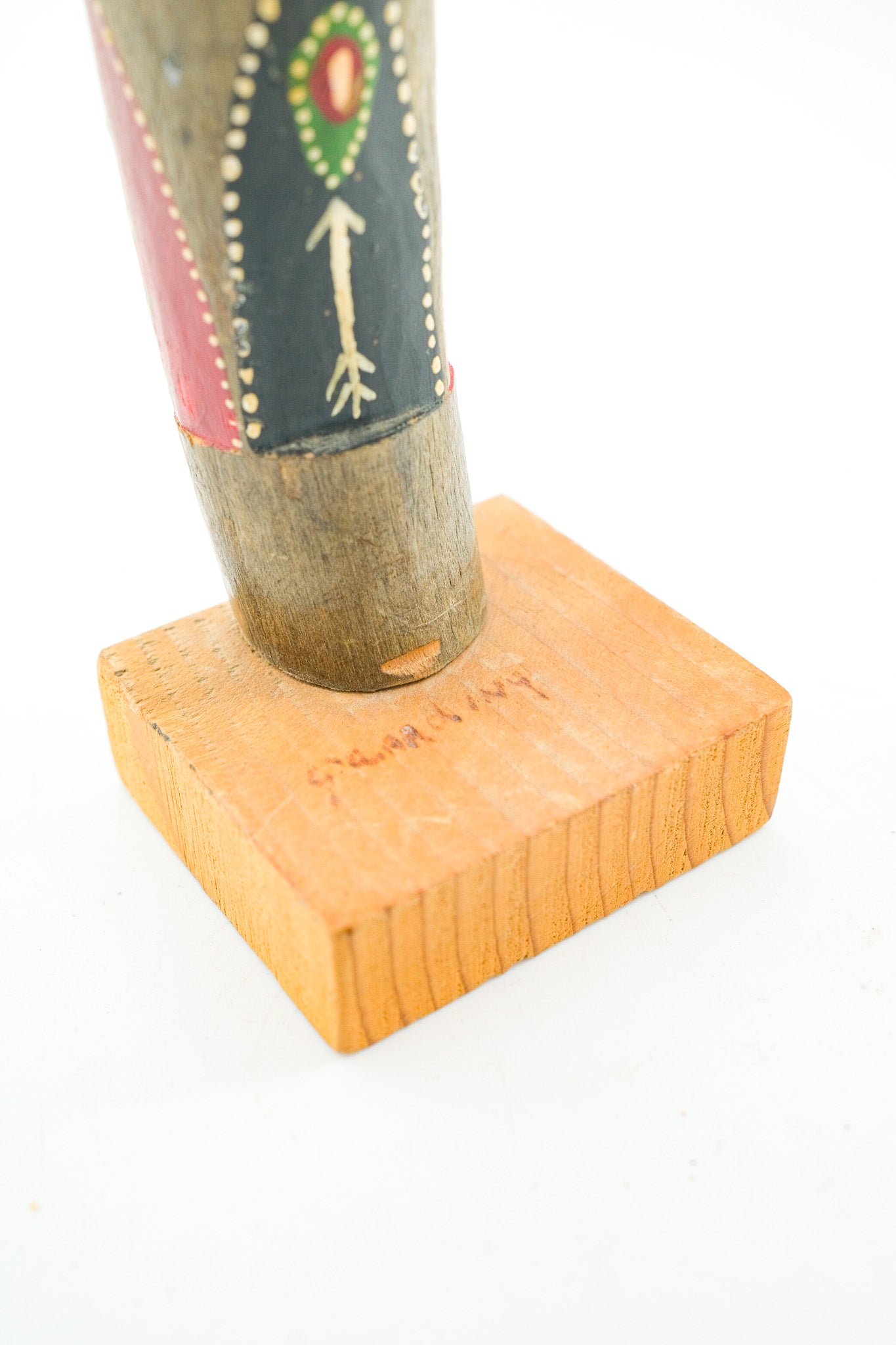 Totem Pole Figurine / 木製 トーテムポール オブジェ