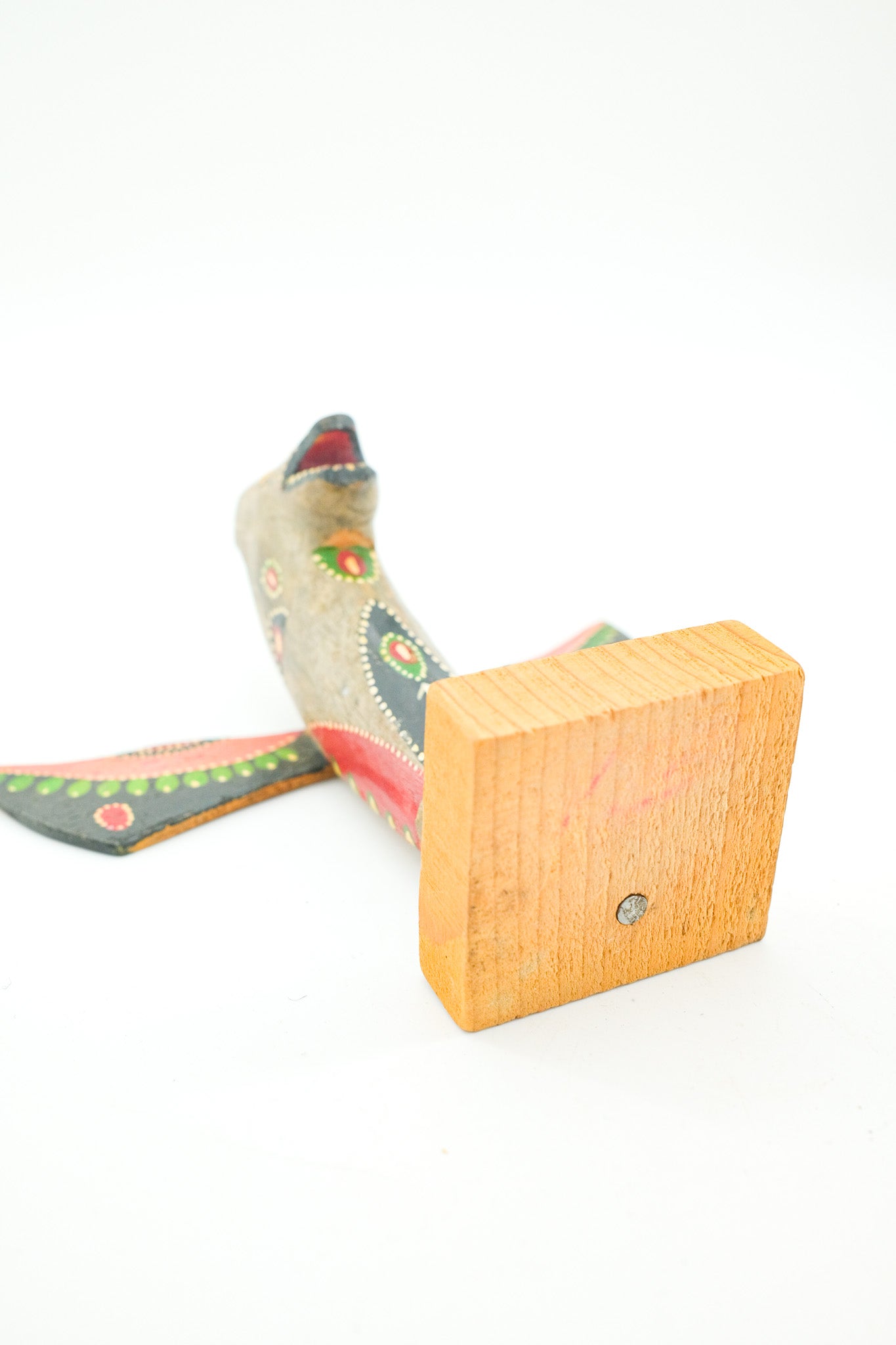 Totem Pole Figurine / 木製 トーテムポール オブジェ