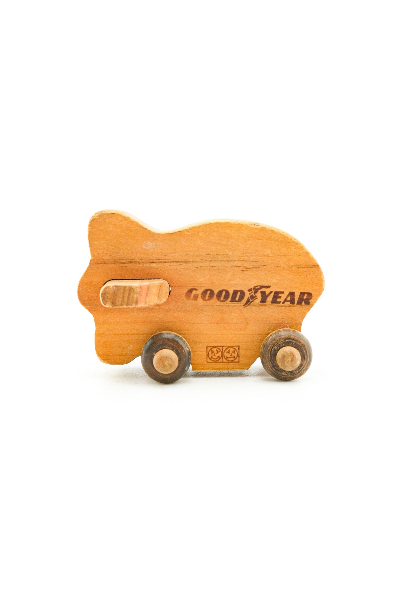 GOOD YEAR Wooden Blimp Toy / Goodyear 木製飛行船のおもちゃ
