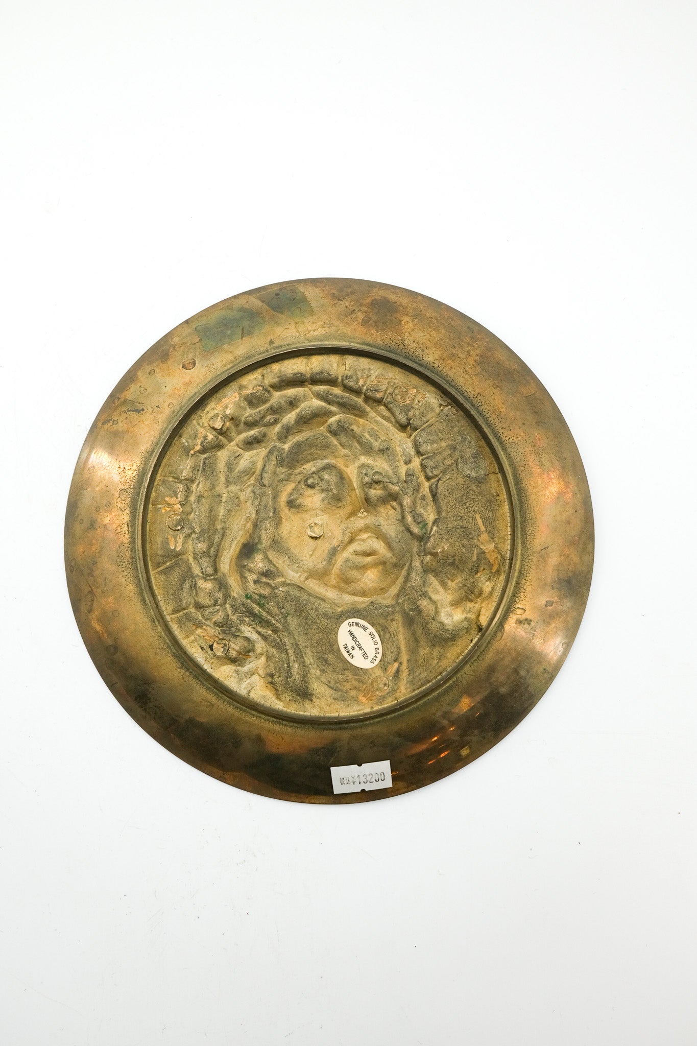 Brass Plate Relief of Jesus / 真鍮プレートキリストのレリーフ