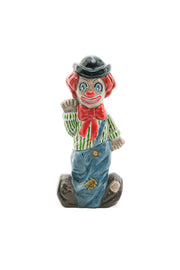 Clown Figurine / ピエロのオブジェ ツーフェイス