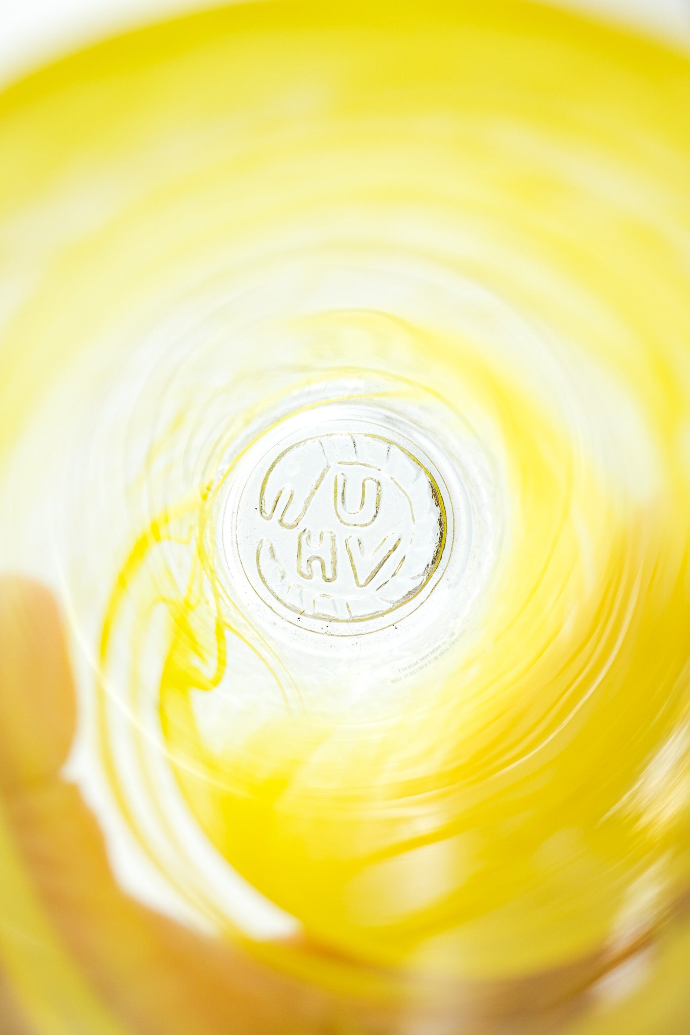 Yellow Swirl Glass Tumbler / イエロー・スワール・グラス・タンブラー