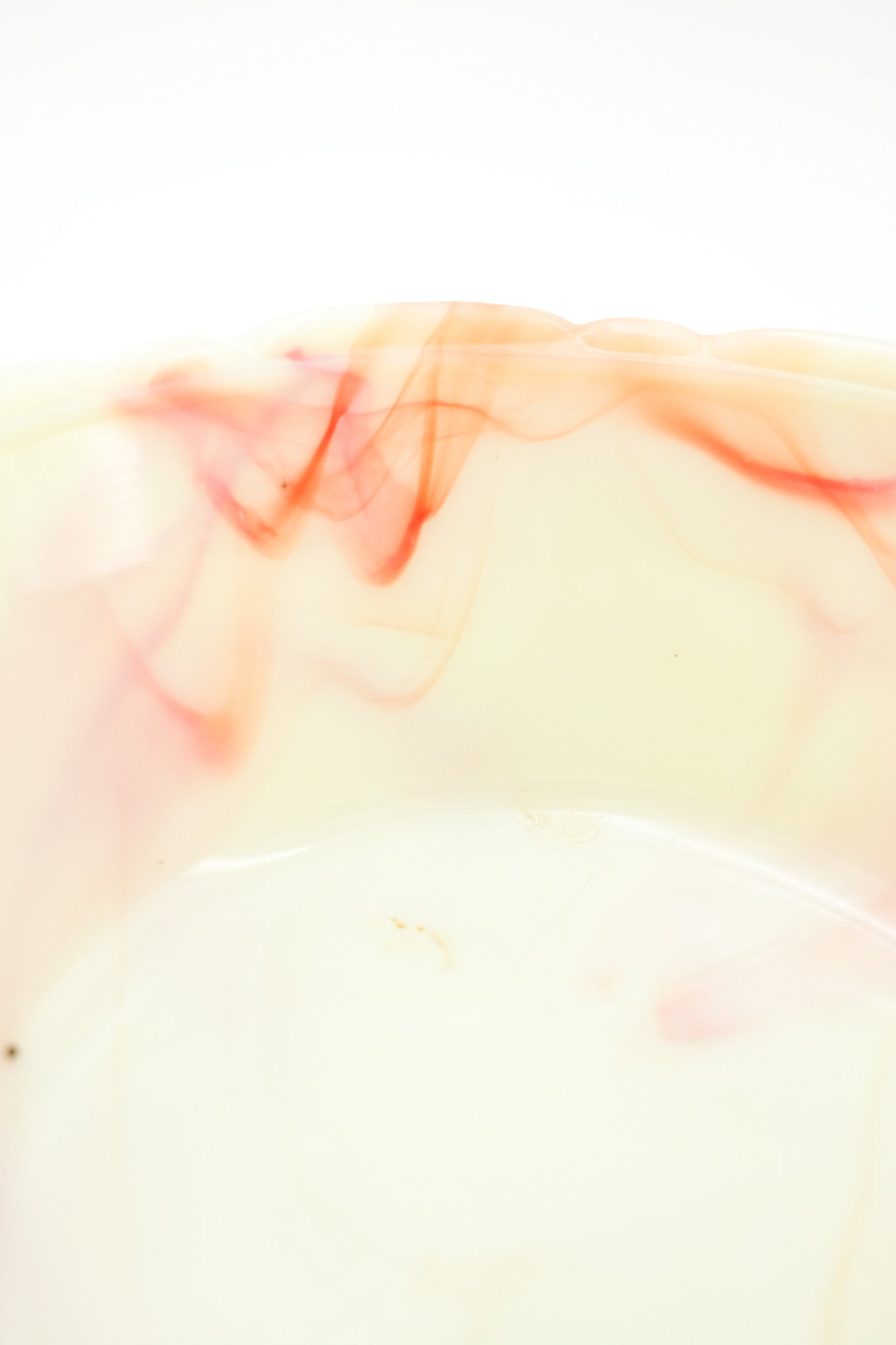 Slag Glass 3-Footed Bowl / スラグガラス 3フット ボウル