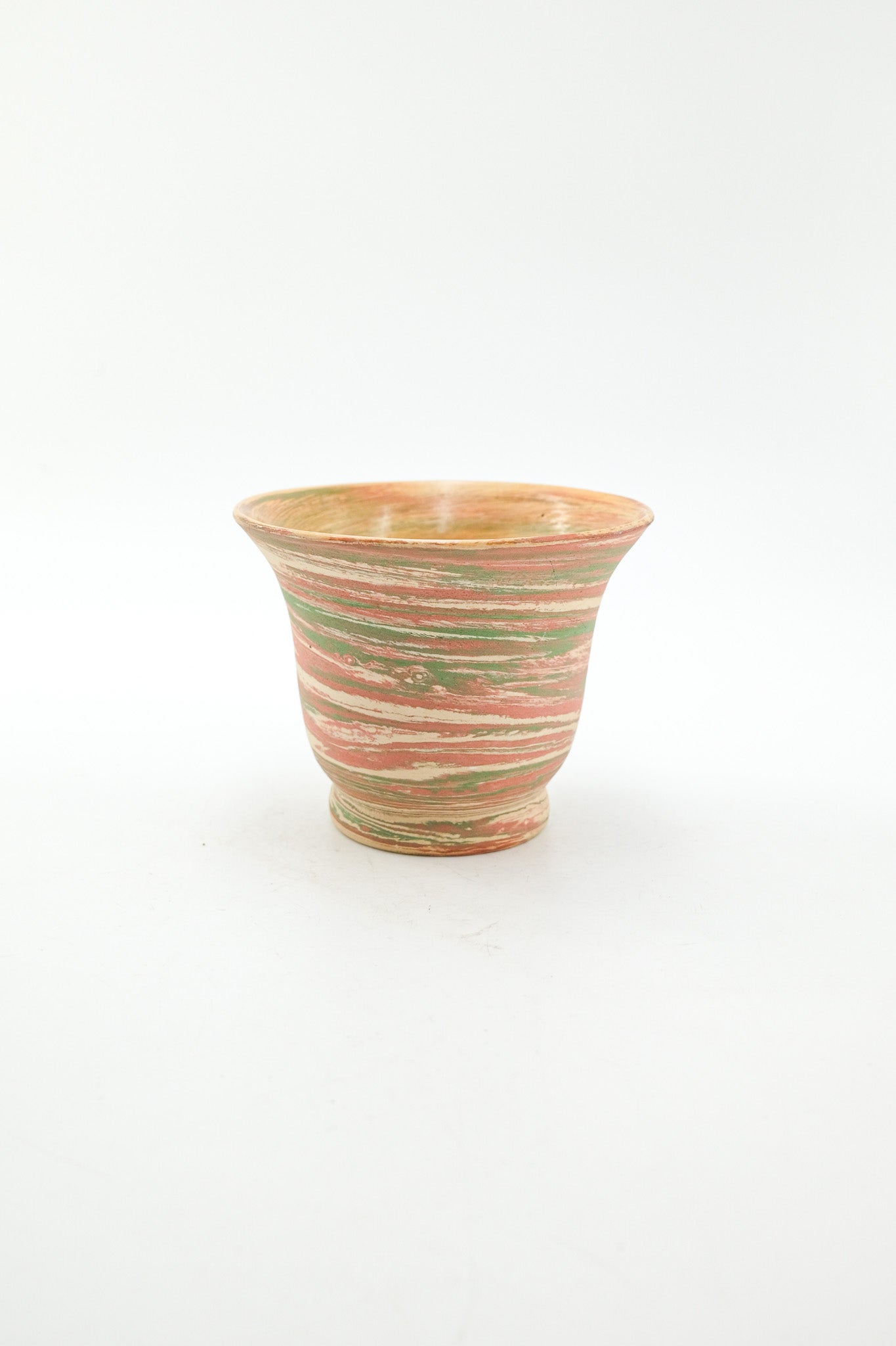 Marbled Ceramic Pot / マーブル模様の陶器製ポット
