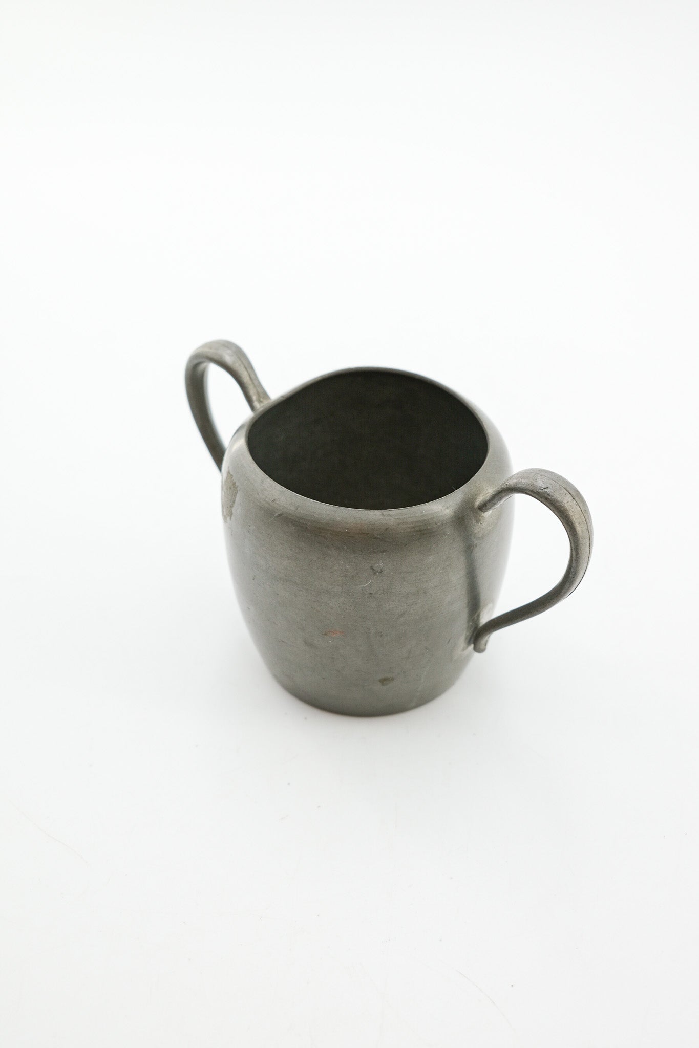 Pewter Two-Handled Vessel / ピューター製 両手付きポット