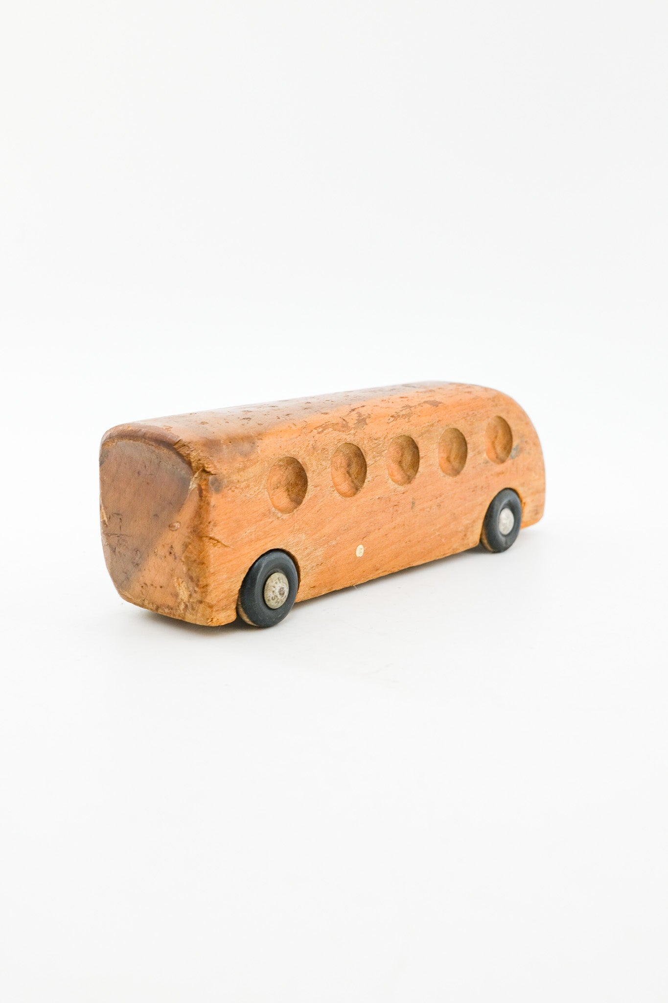 Vintage Wooden Bus Toy / ヴィンテージ 木製バス ミニカー