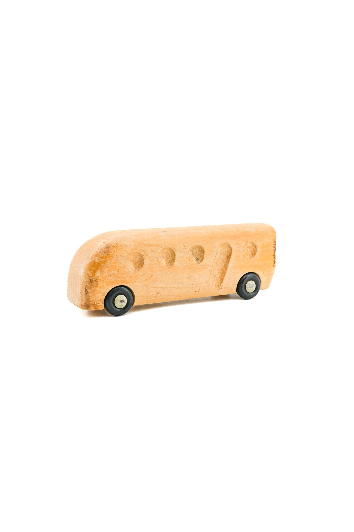 Wooden Bus Toy / 木製バスのおもちゃ