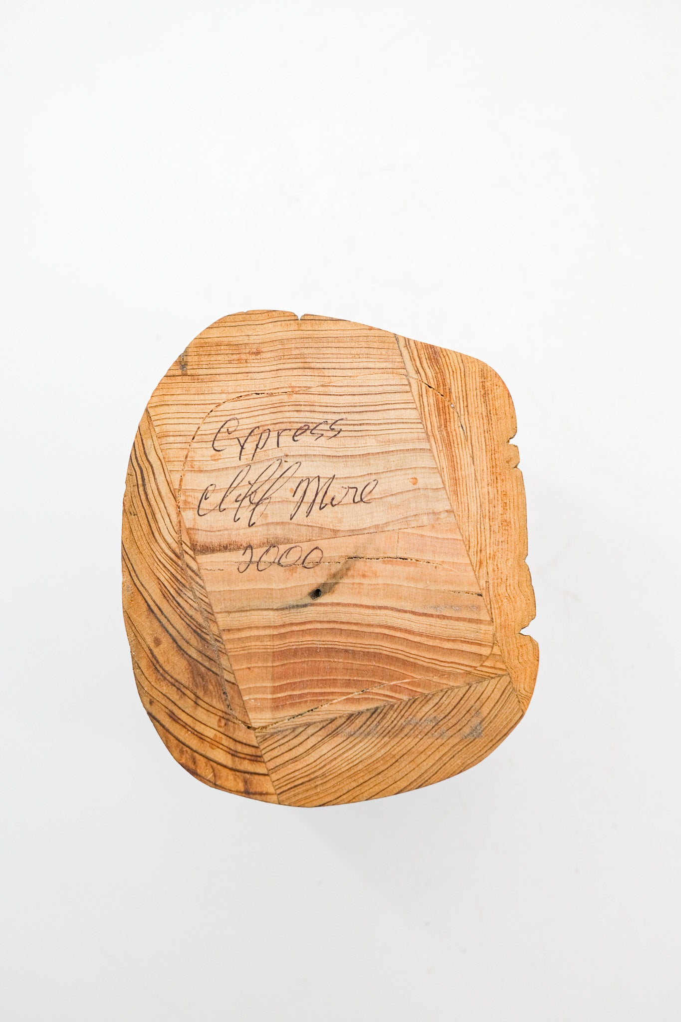 Cliff Mire Cypress Wood Lidded Box (2000) / ハンドメイド蓋付きBOX