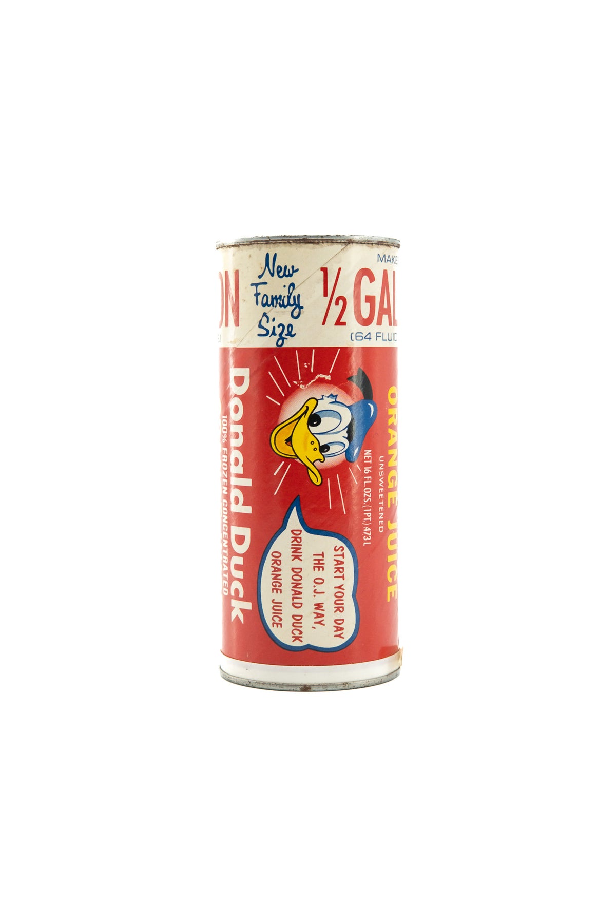 Donald Duck Frozen Orange Juice Can / ドナルドダック 冷凍オレンジジュース缶