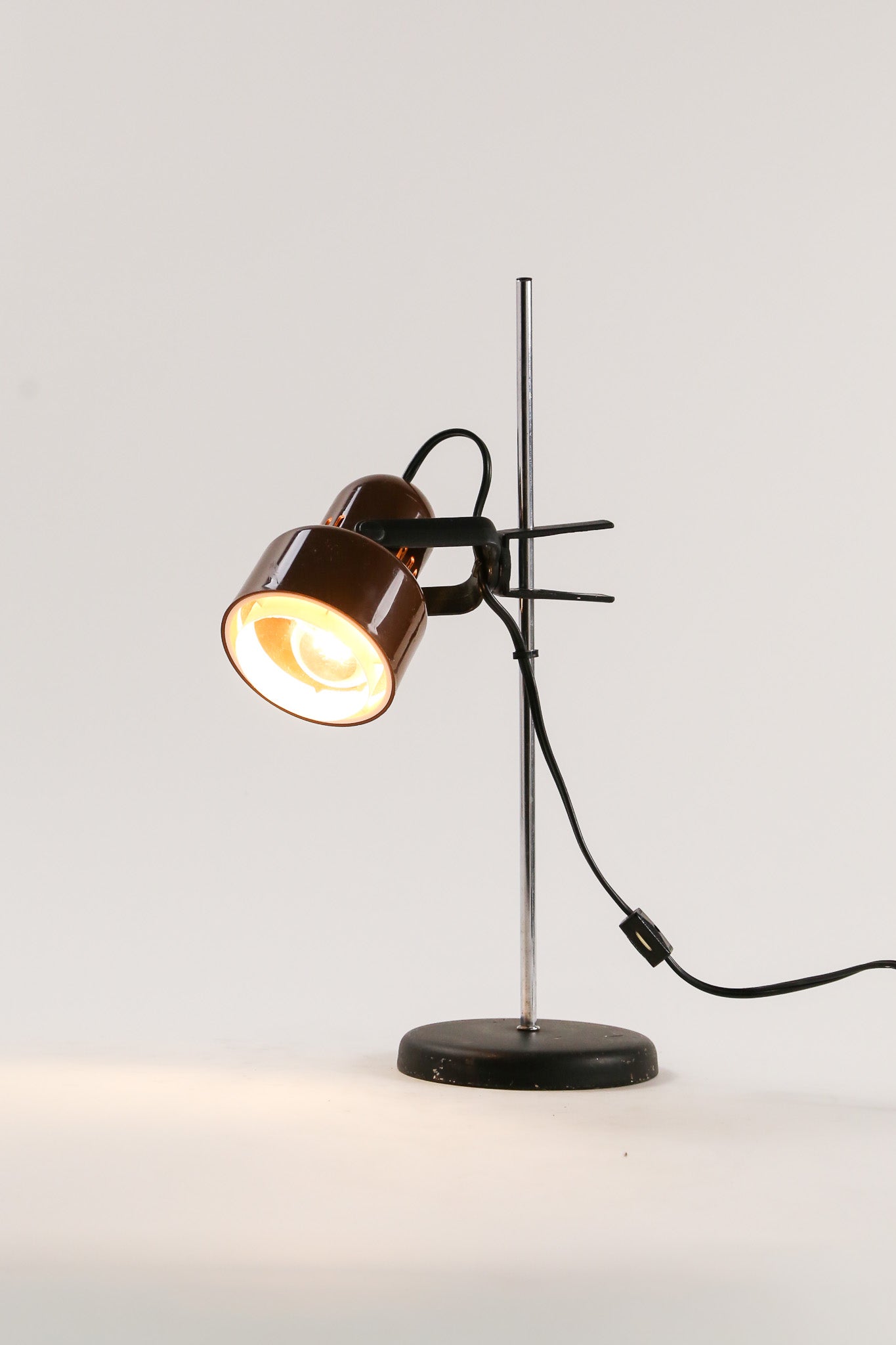 Vintage Adjustable Desk Lamp Brown / ヴィンテージ アジャスタブル デスクランプ ブラウン