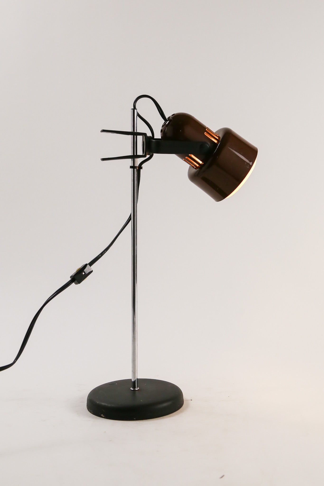 Vintage Adjustable Desk Lamp Brown / ヴィンテージ アジャスタブル デスクランプ ブラウン