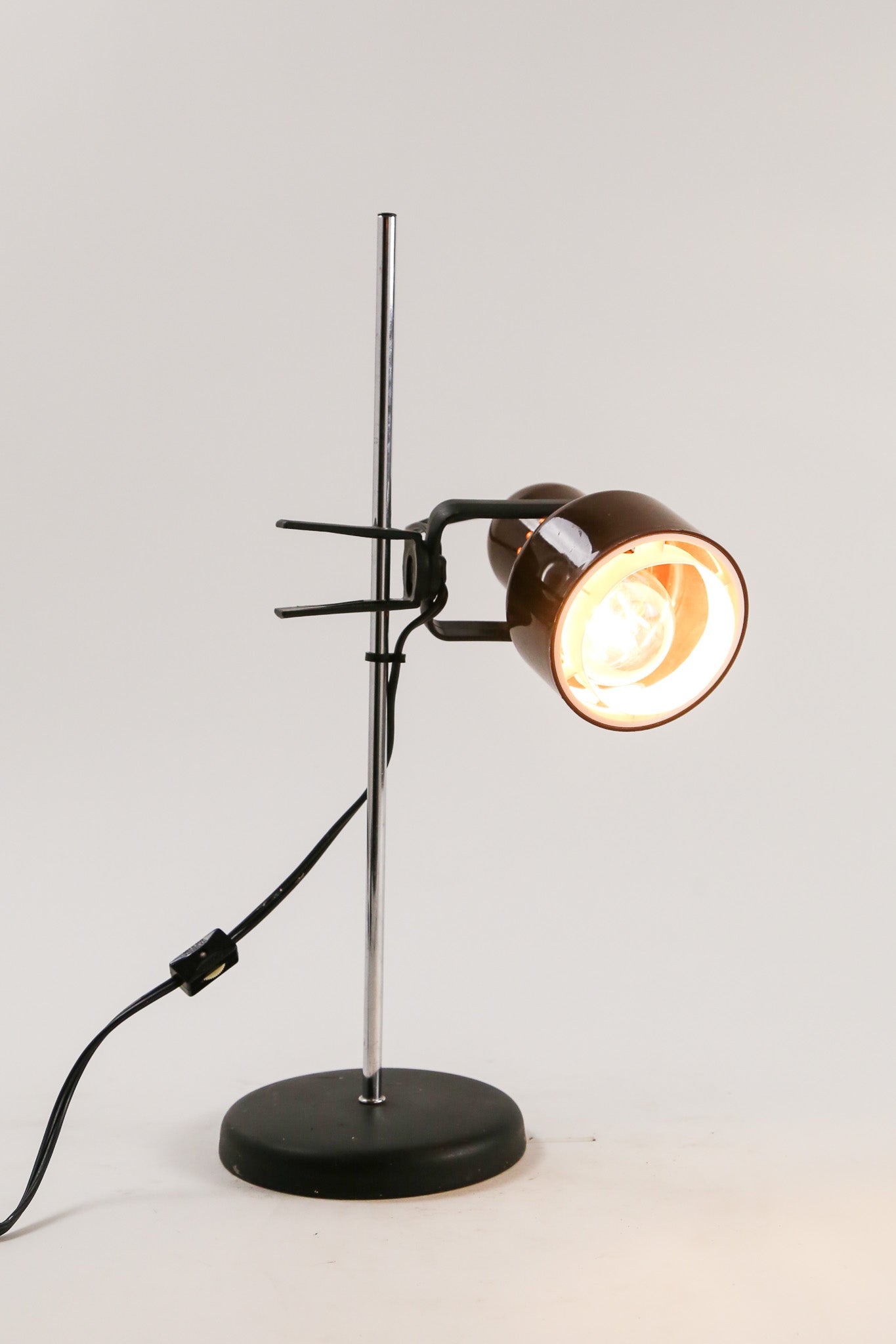 Vintage Adjustable Desk Lamp Brown / ヴィンテージ アジャスタブル デスクランプ ブラウン