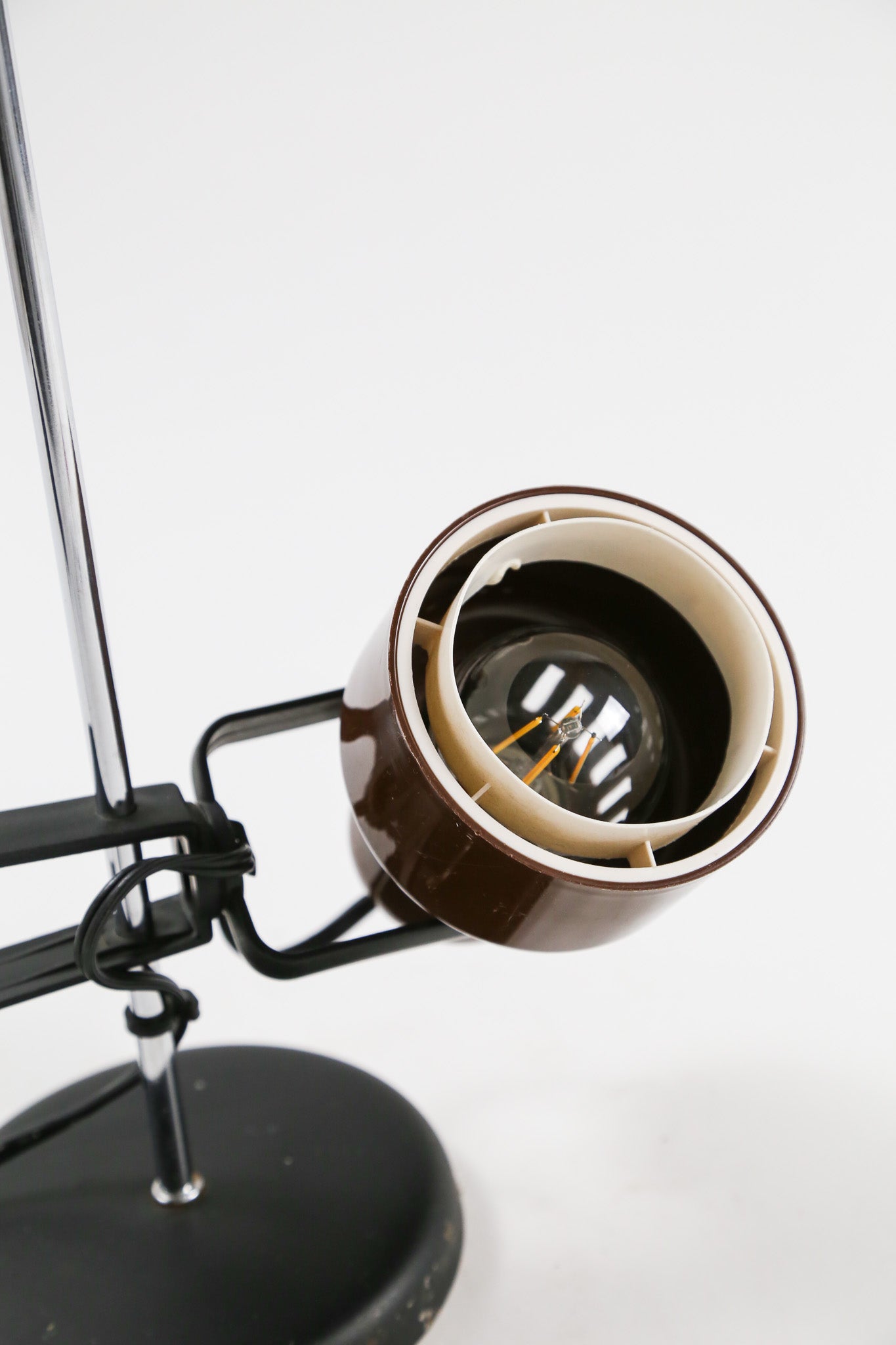Vintage Adjustable Desk Lamp Brown / ヴィンテージ アジャスタブル デスクランプ ブラウン