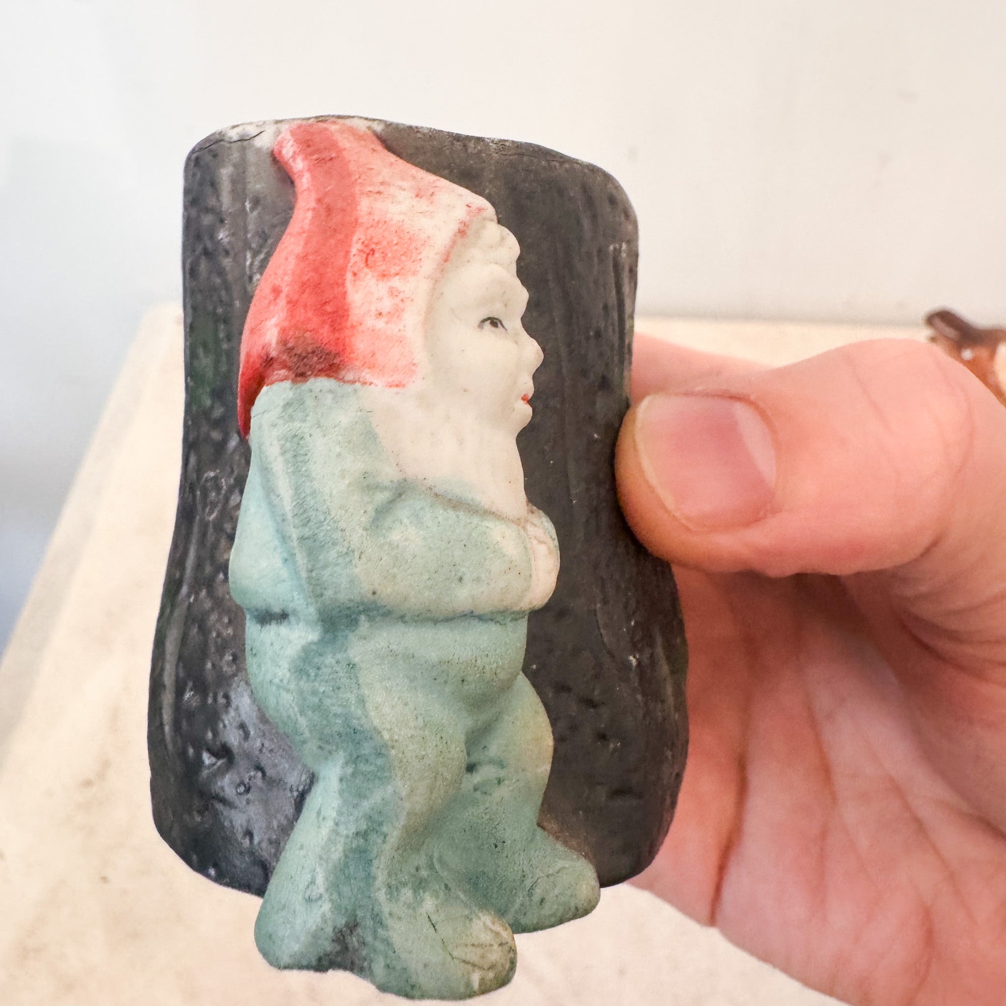 Ceramic Gnome  Pot / 陶器製小人のポット