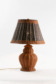 Large Rattan Desk Lamp / ラタン 特大デスクライト