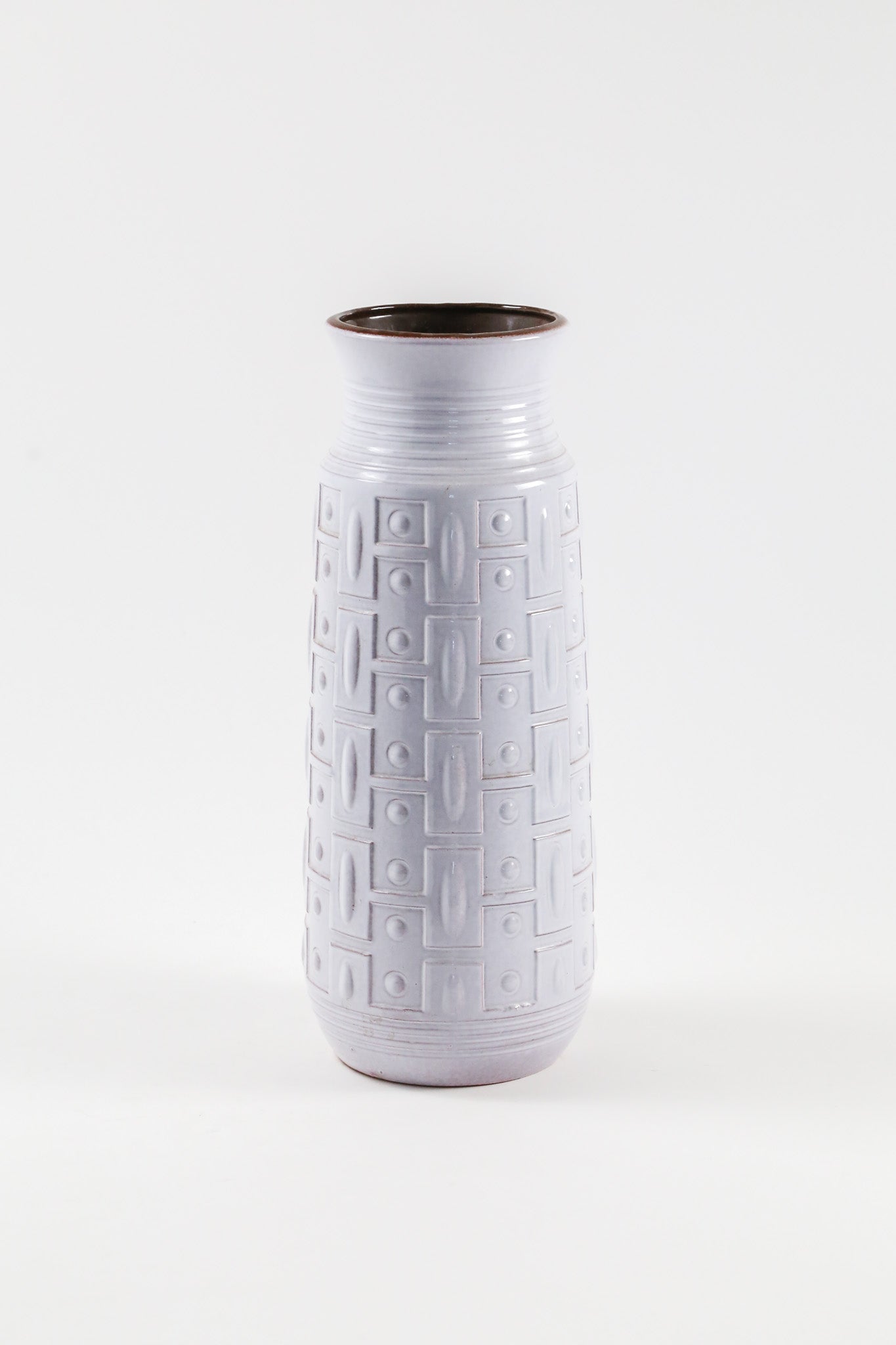 White Fat Lava Flower Vase / ホワイト ファットラバ 花器