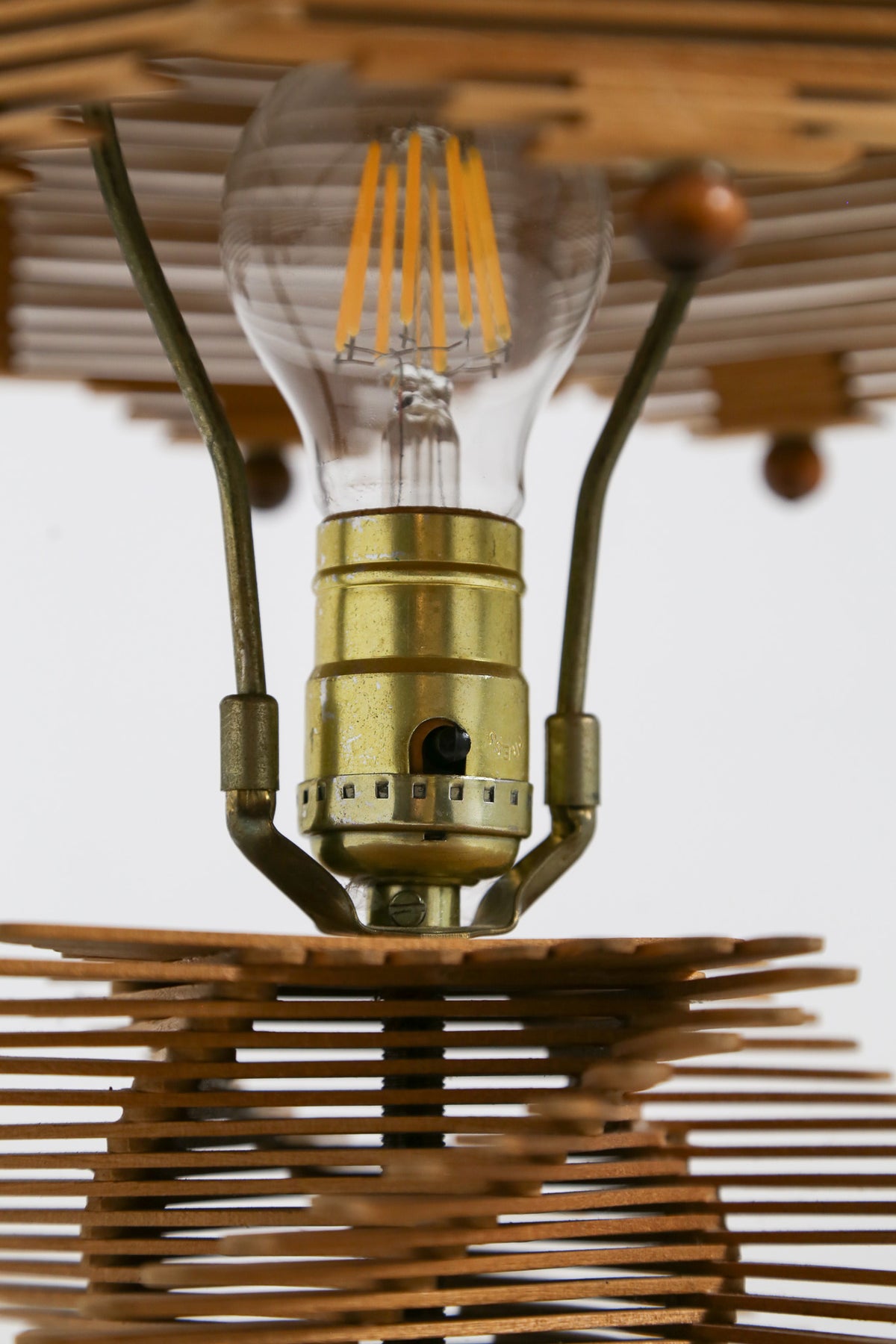 Vintage Popsicle Stick Table Lamp / ヴィンテージ ポップシクル・スティック テーブルランプ