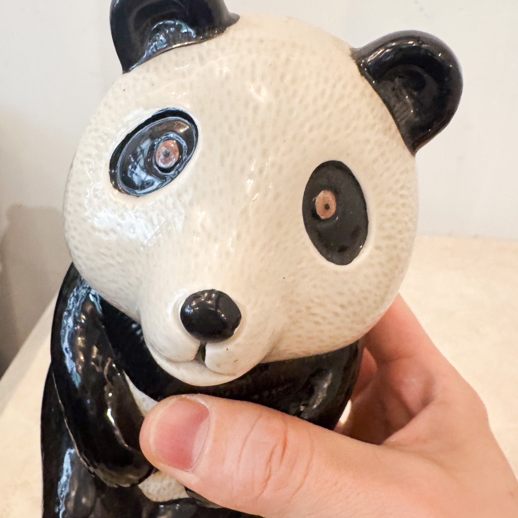 Pottery Panda / 陶器のパンダオブジェ