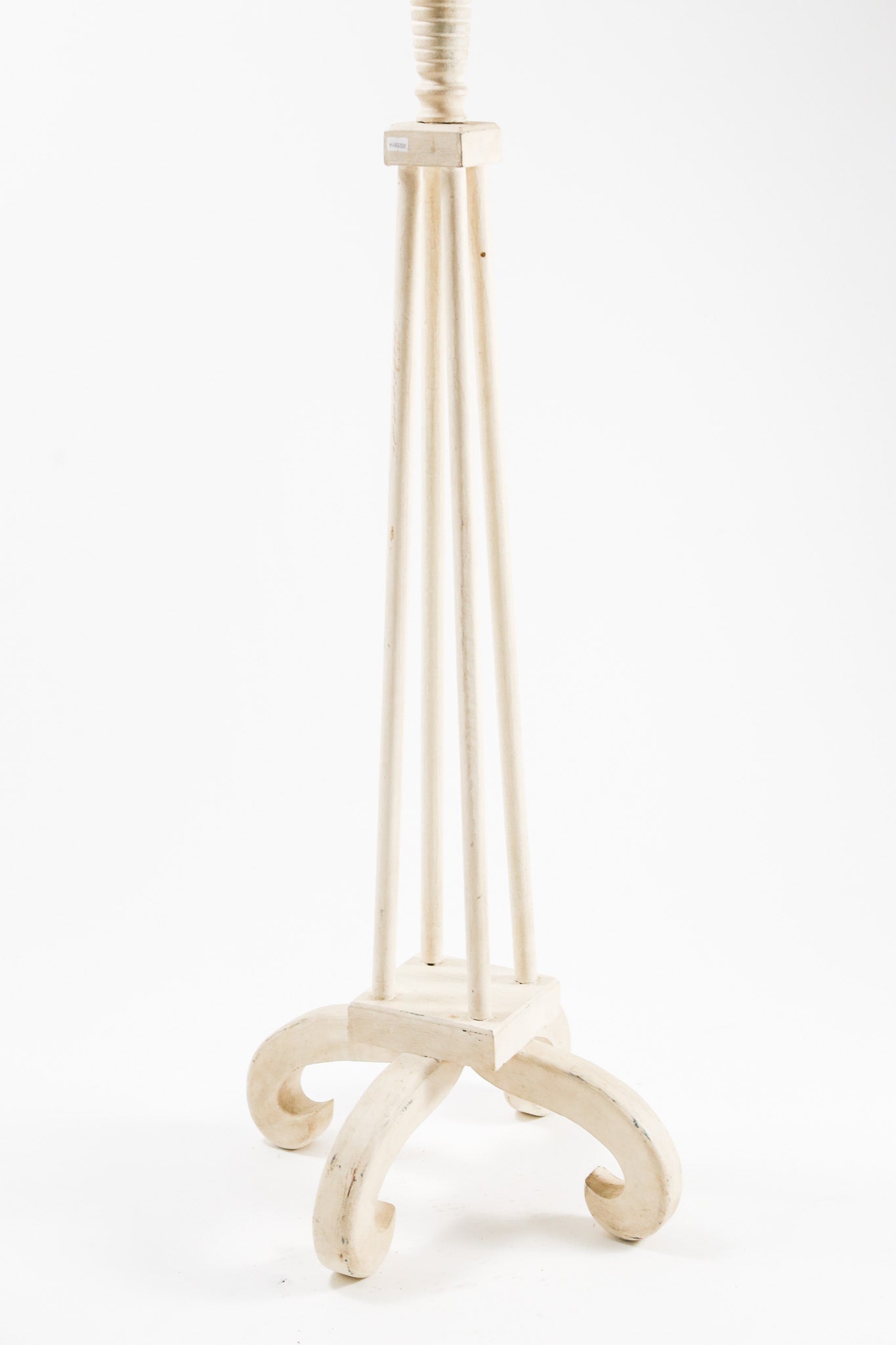 White Wooden Coat Rack / 白 木製コートラック