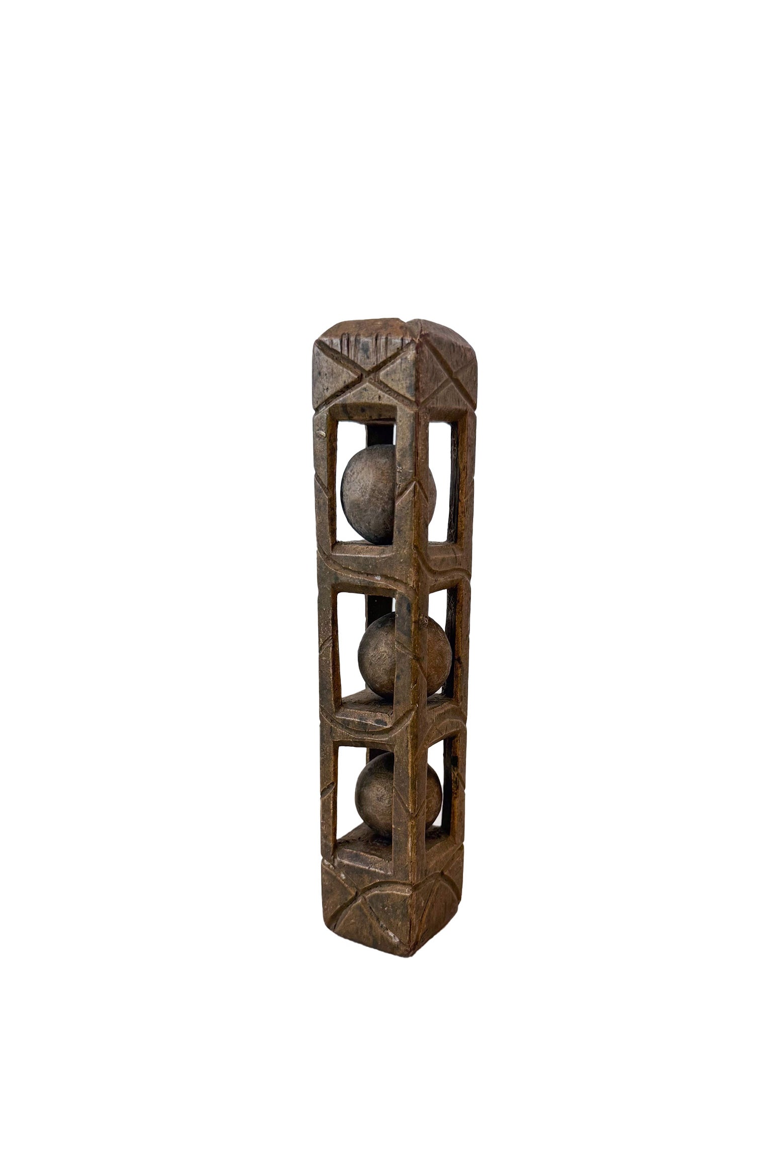 Wooden Carving Object / 木製木彫りのオブジェ