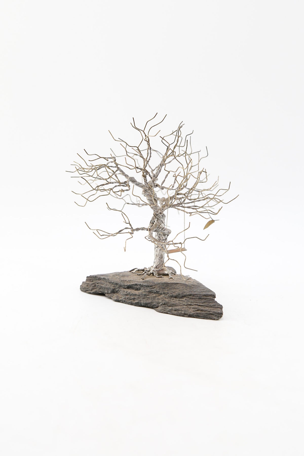 Wire Tree Sculpture with Swing / ワイヤーツリーとブランコのオブジェ