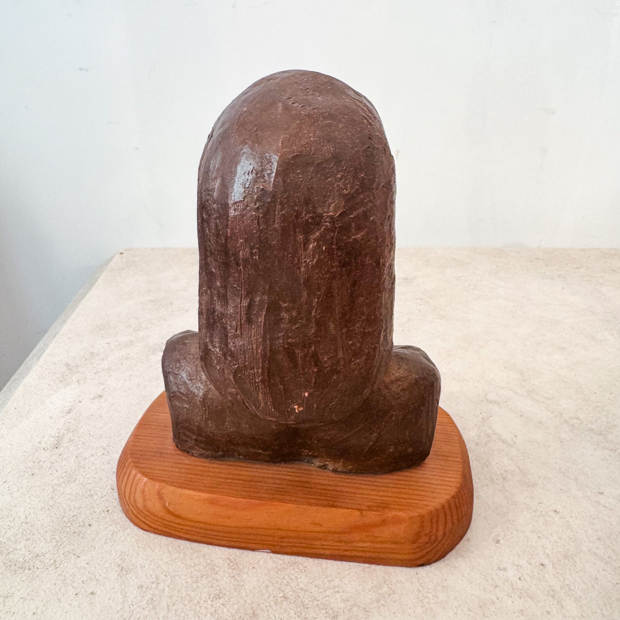 Wooden Christ Bust Object / 木製キリストの胸像