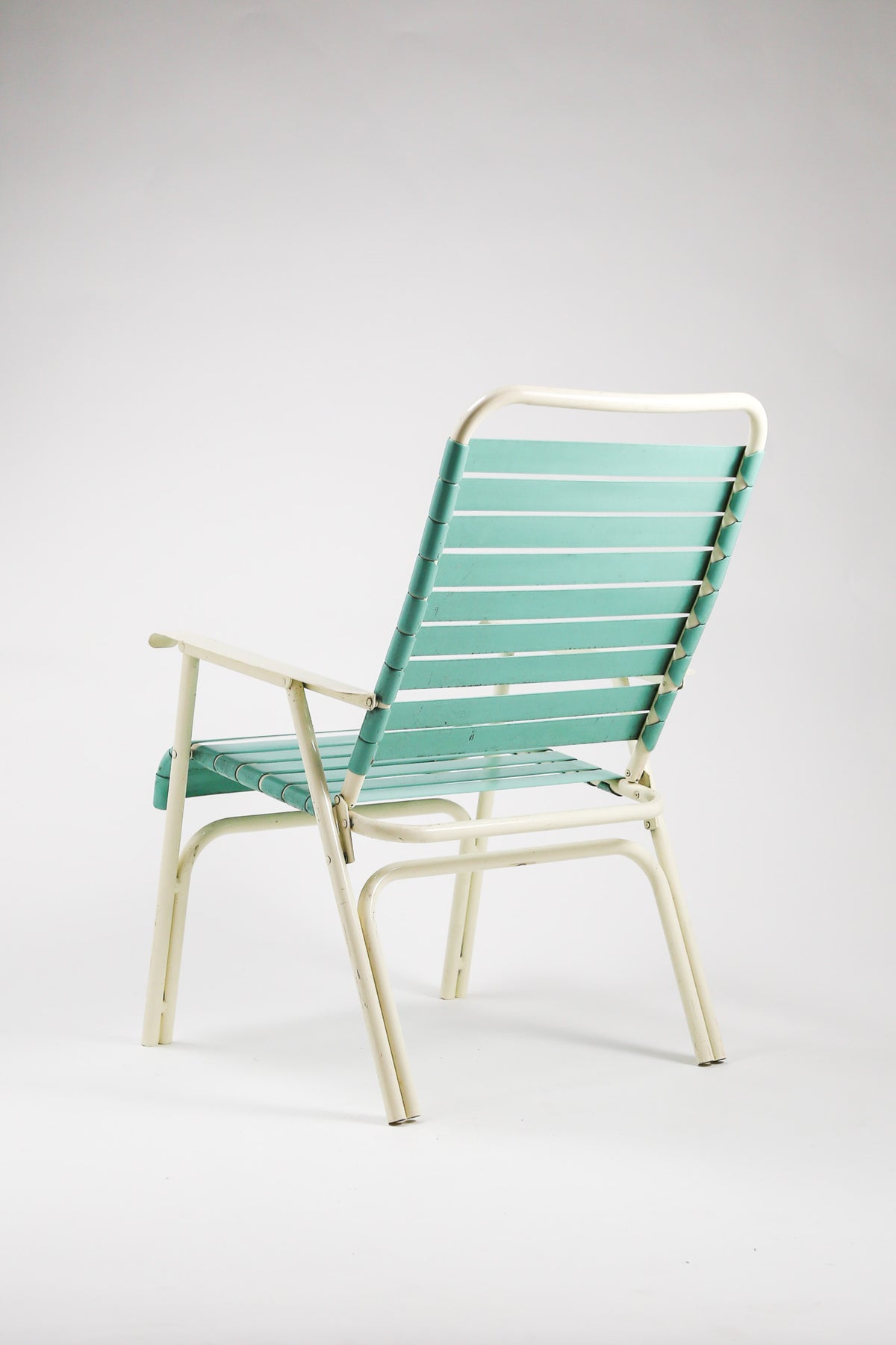 Vintage Folding Vinyl Strap Chaise Chair by TELESCOPE Co./ ヴィンテージ フォールディング アームチェア