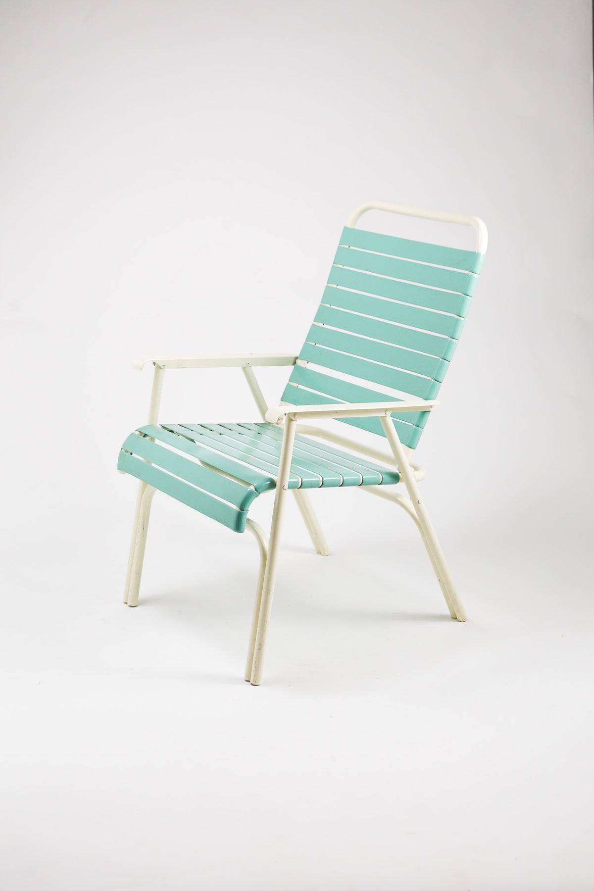 Vintage Folding Vinyl Strap Chaise Chair by TELESCOPE Co. / ヴィンテージ フォールディング アームチェア