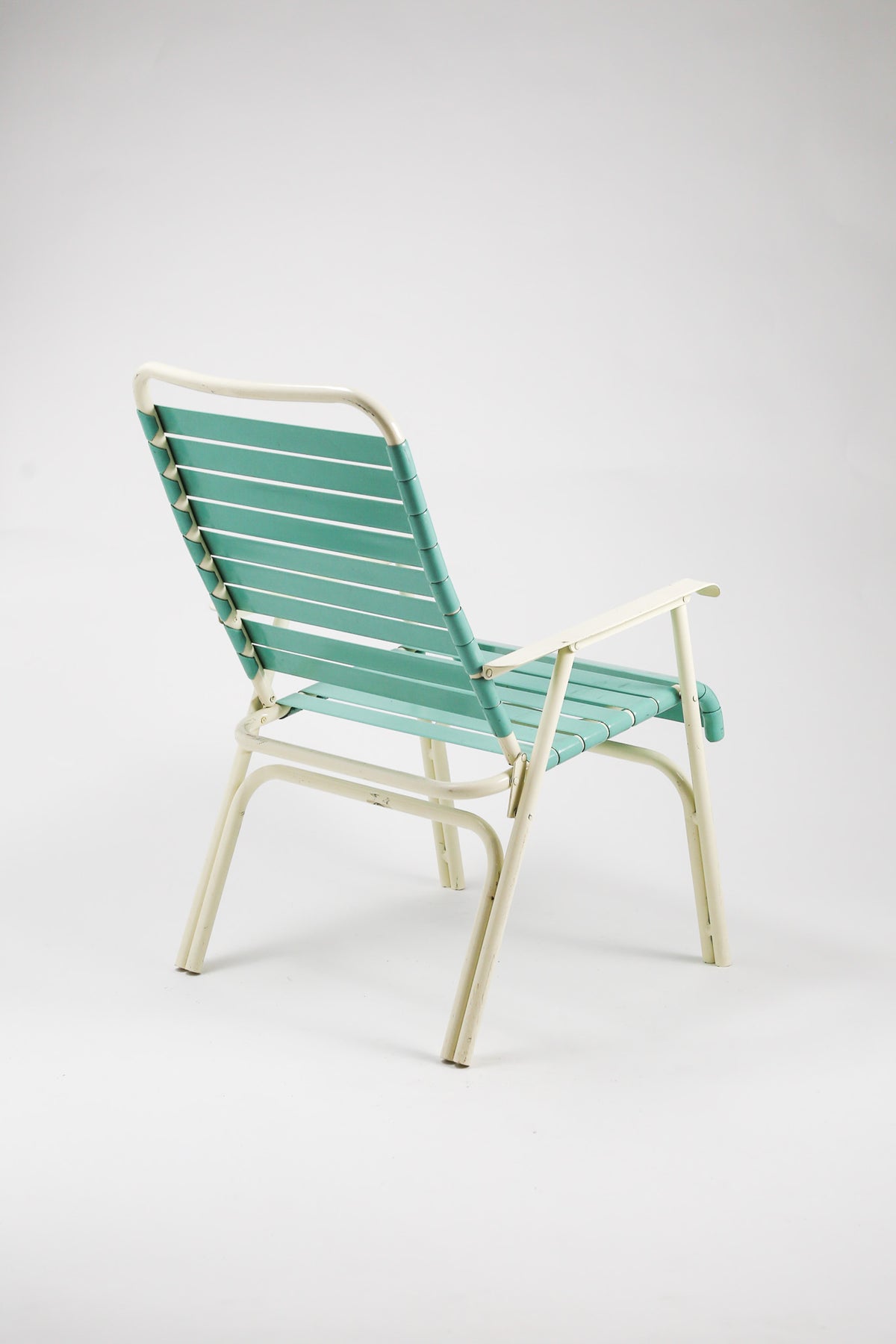 Vintage Folding Vinyl Strap Chaise Chair by TELESCOPE Co. / ヴィンテージ フォールディング アームチェア