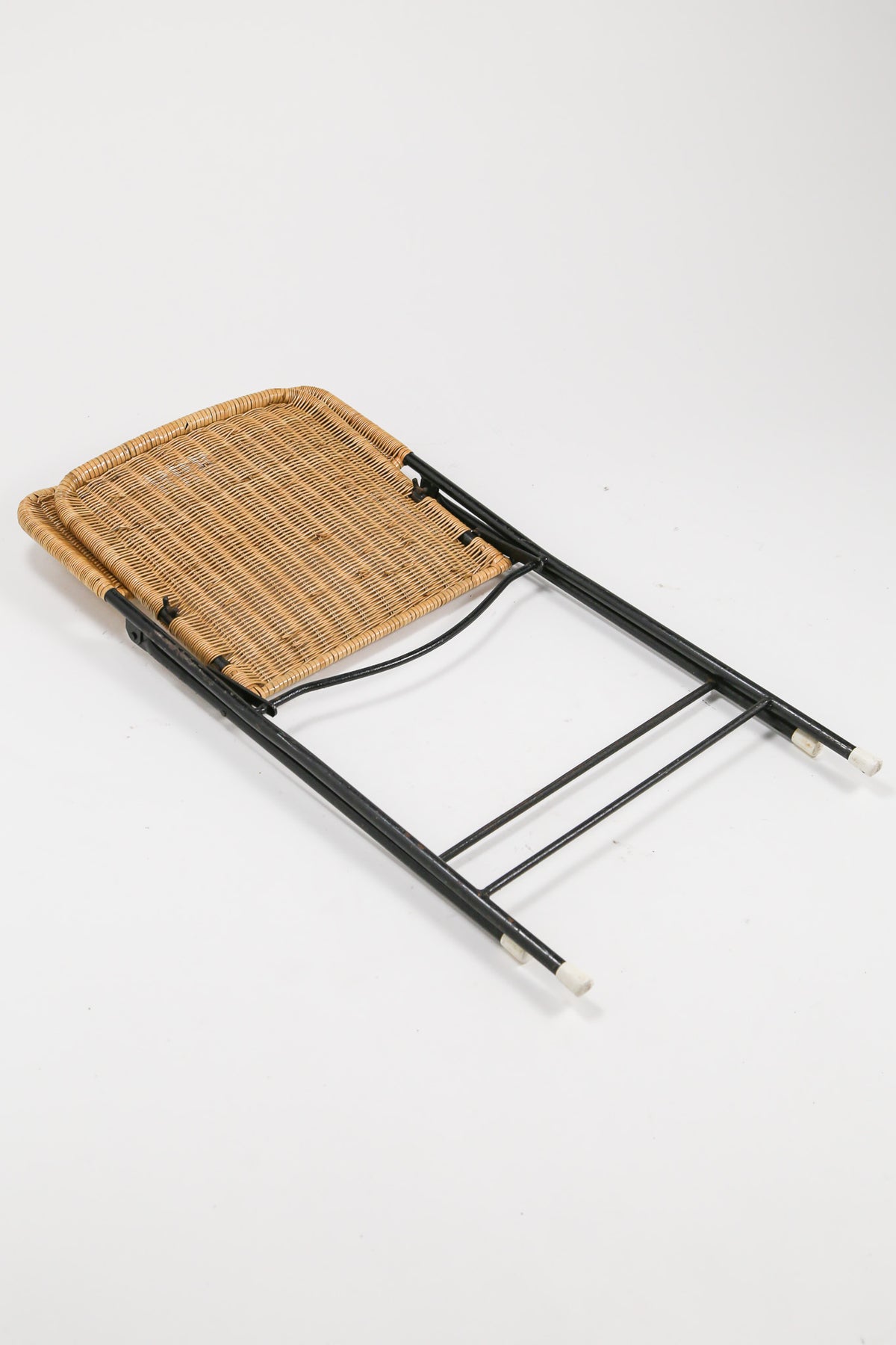 Rattan & Steel Folding Chair / ラタン＆スチール フォールディングチェア