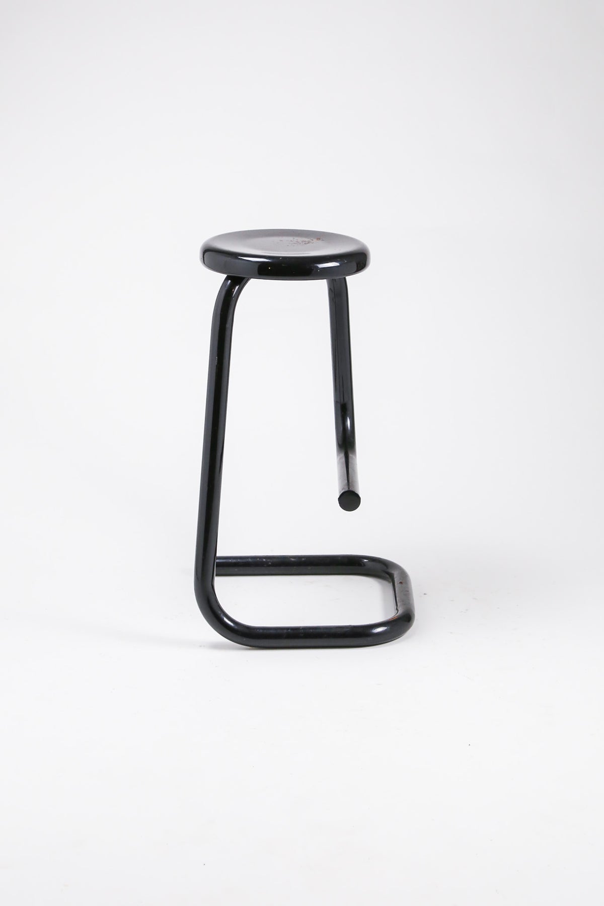 Vintage Postmodern Steel Cantilever Bar Stool / ヴィンテージ ポストモダン スチール カンチレバー バースツール