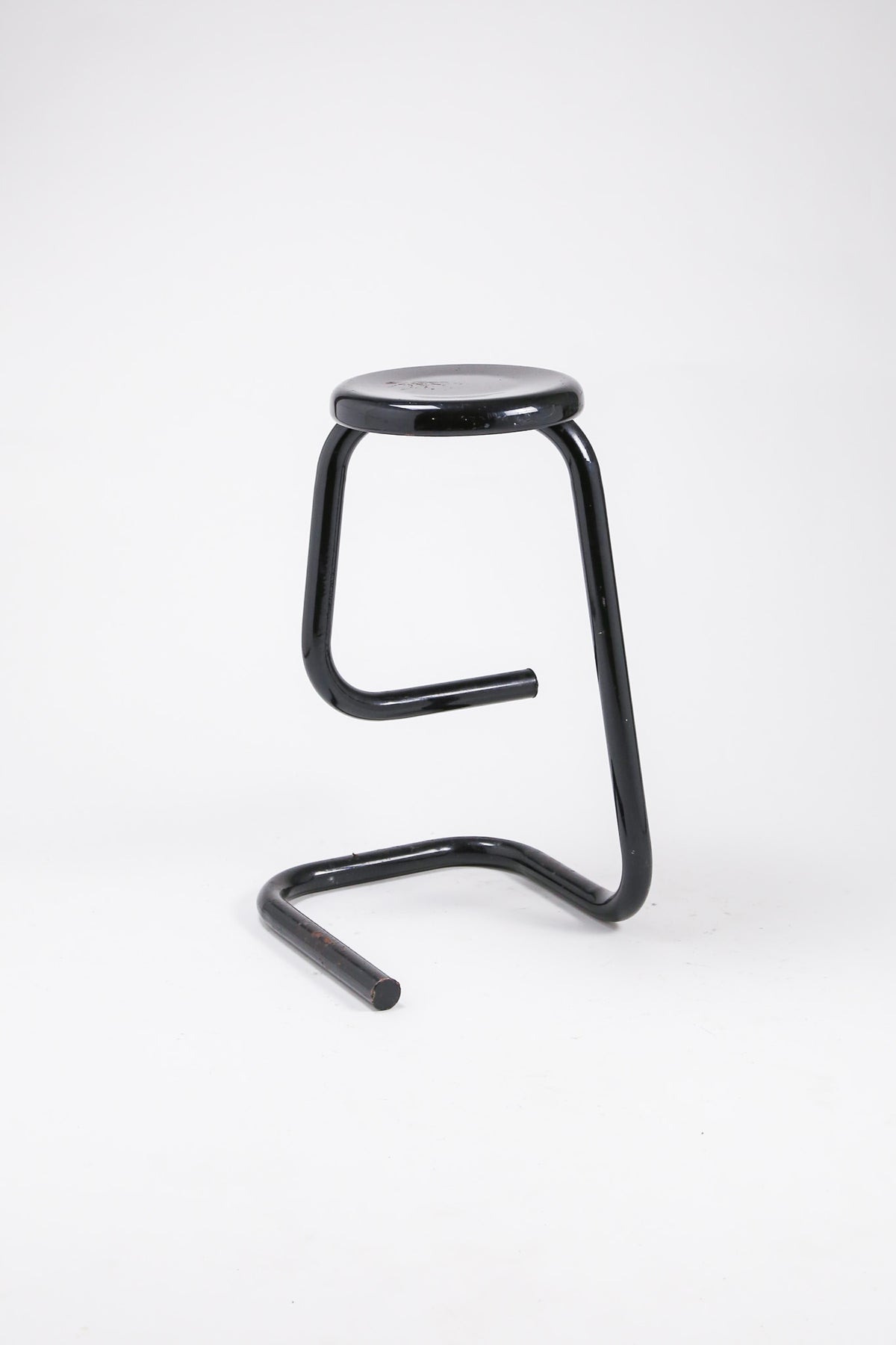 Vintage Postmodern Steel Cantilever Bar Stool / ヴィンテージ ポストモダン スチール カンチレバー バースツール