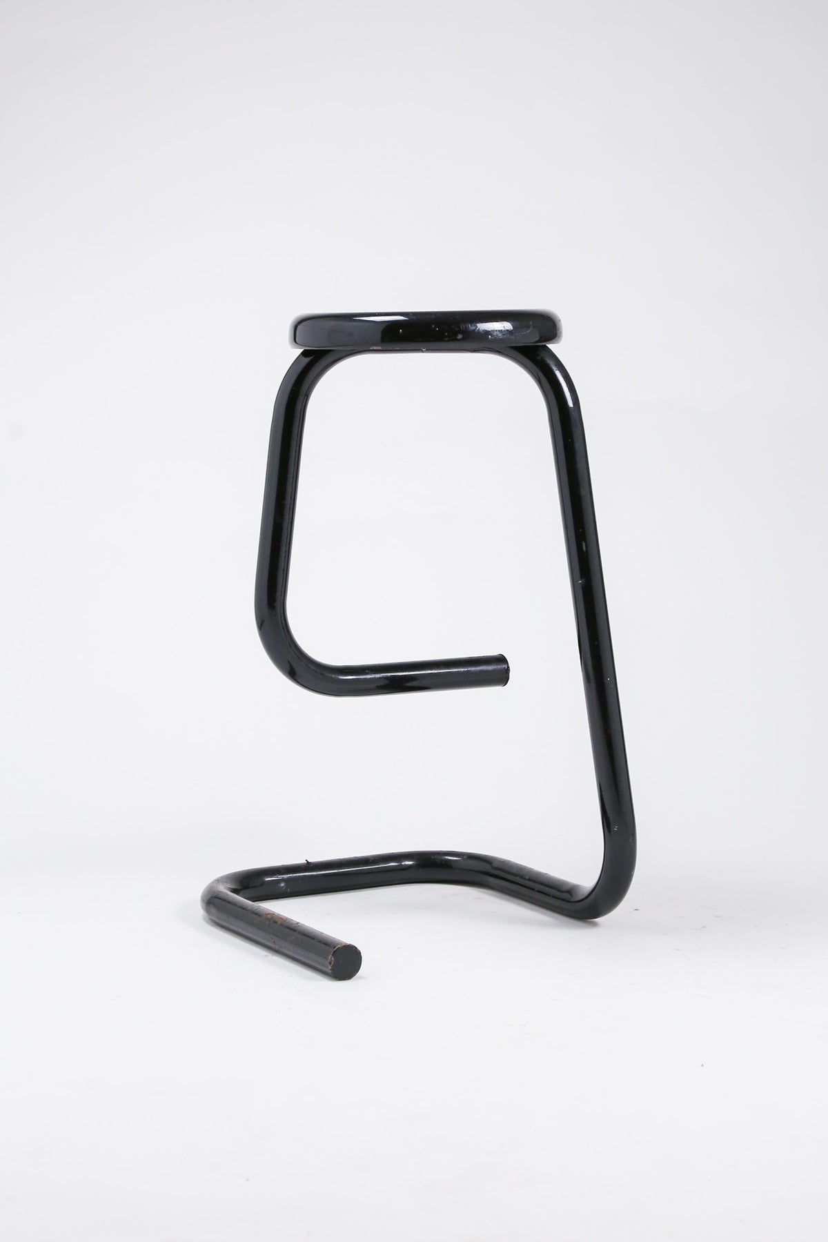 Vintage Postmodern Steel Cantilever Bar Stool / ヴィンテージ ポストモダン スチール カンチレバー バースツール
