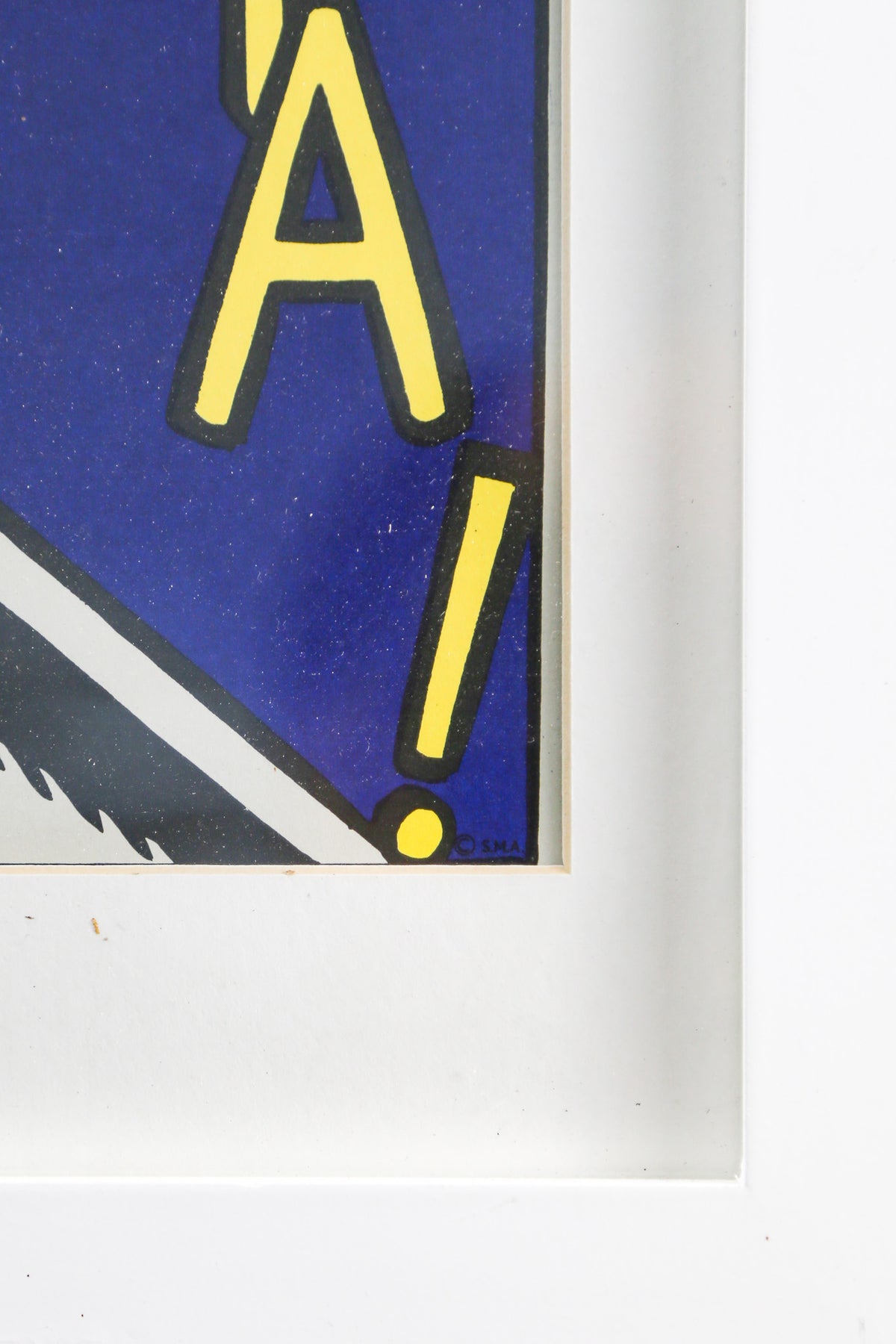 Roy Lichtenstein "As I Opened Fire" (Panel B) Poster / ロイ・リキテンスタイン "As I Opened Fire" ポスター
