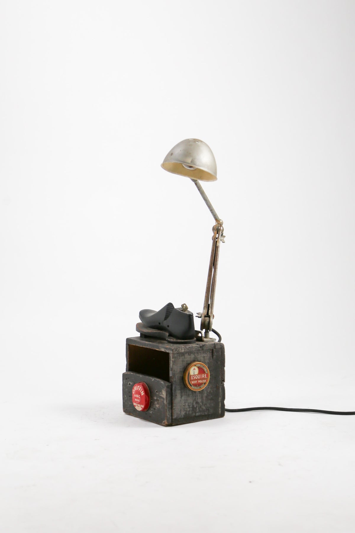 Vintage Assemblage Shoe Last Desk Lamp / ヴィンテージ アセンブラージュ デスクランプ