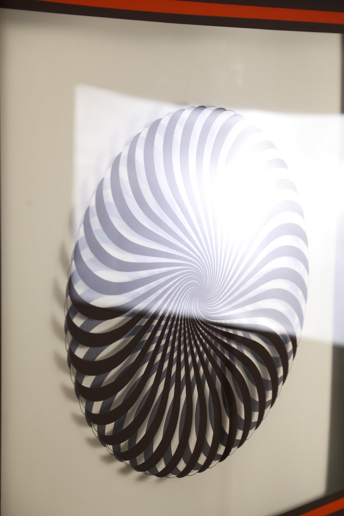 Windsor Art Products Optical Wall Art "Swirl Brown" / 70s オプティカル ウォールアート "スワール ブラウン"