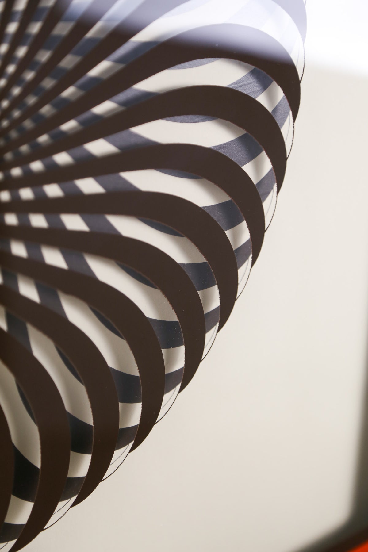 Windsor Art Products Optical Wall Art "Swirl Brown" / 70s オプティカル ウォールアート "スワール ブラウン"