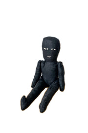 Handmade Black Rag Dall / ハンドメイド黒いぬいぐるみ