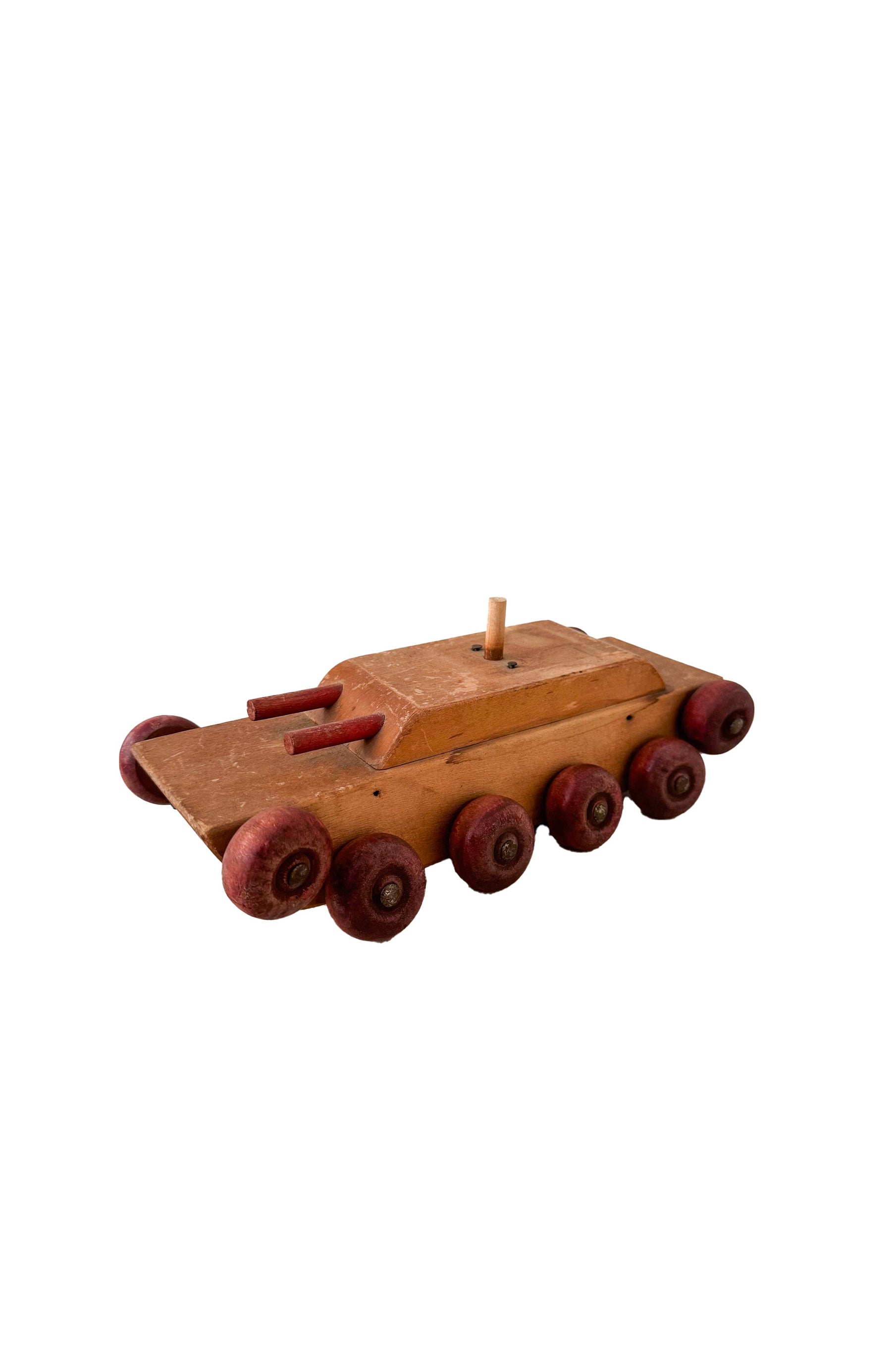 Wooden Tank Toy / 木製戦車のおもちゃ