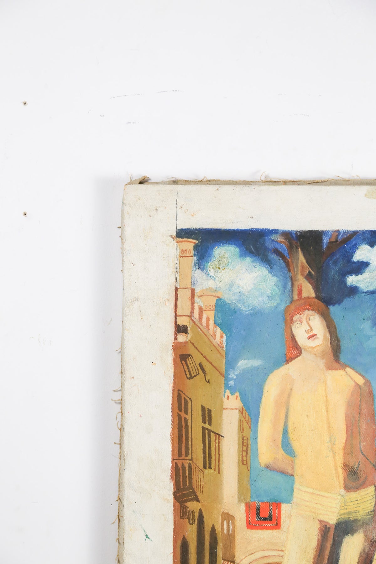 Vintage Canvas Oil Painting / ヴィンテージ キャンバス オイルペインティング