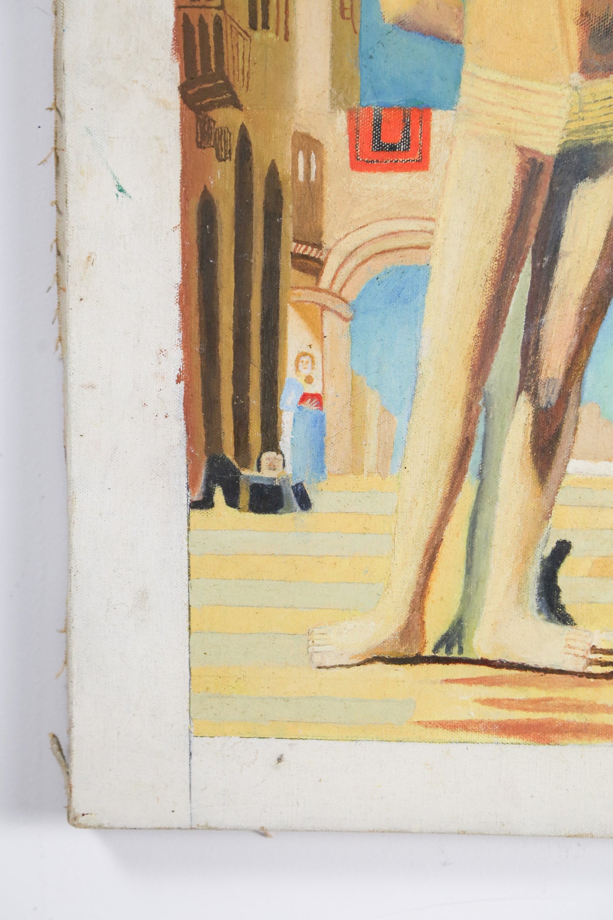 Vintage Canvas Oil Painting / ヴィンテージ キャンバス オイルペインティング