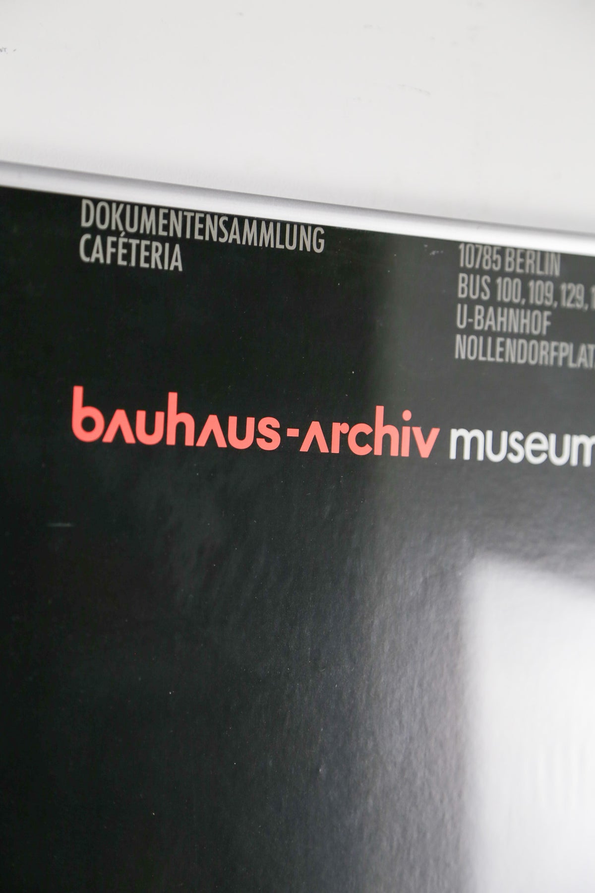 Bauhaus-Archiv Museum für Gestaltung Poster / バウハウス資料館 ポスター フレーム付き