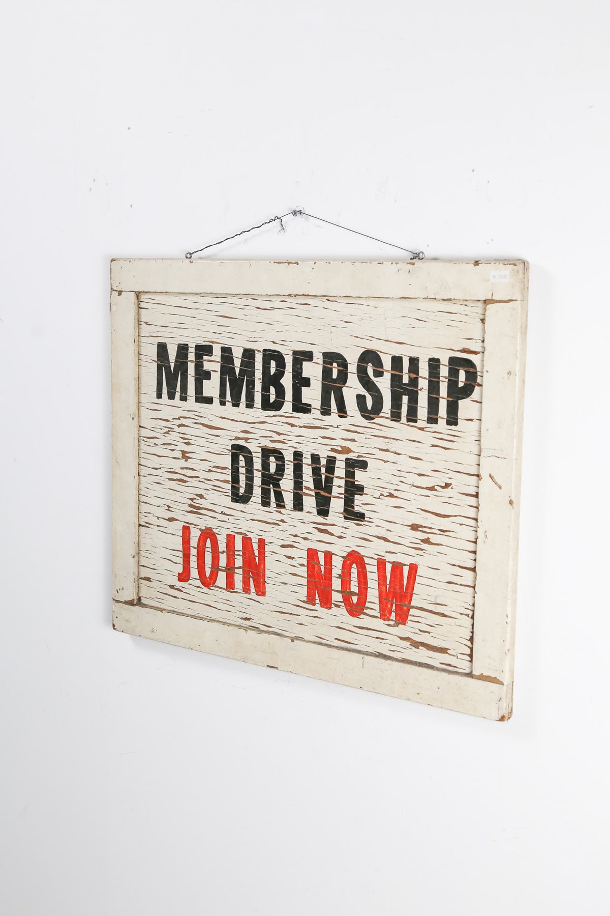 MEMBERSHIP DRIVE Wooden Sign / 木製ペイントサインボード