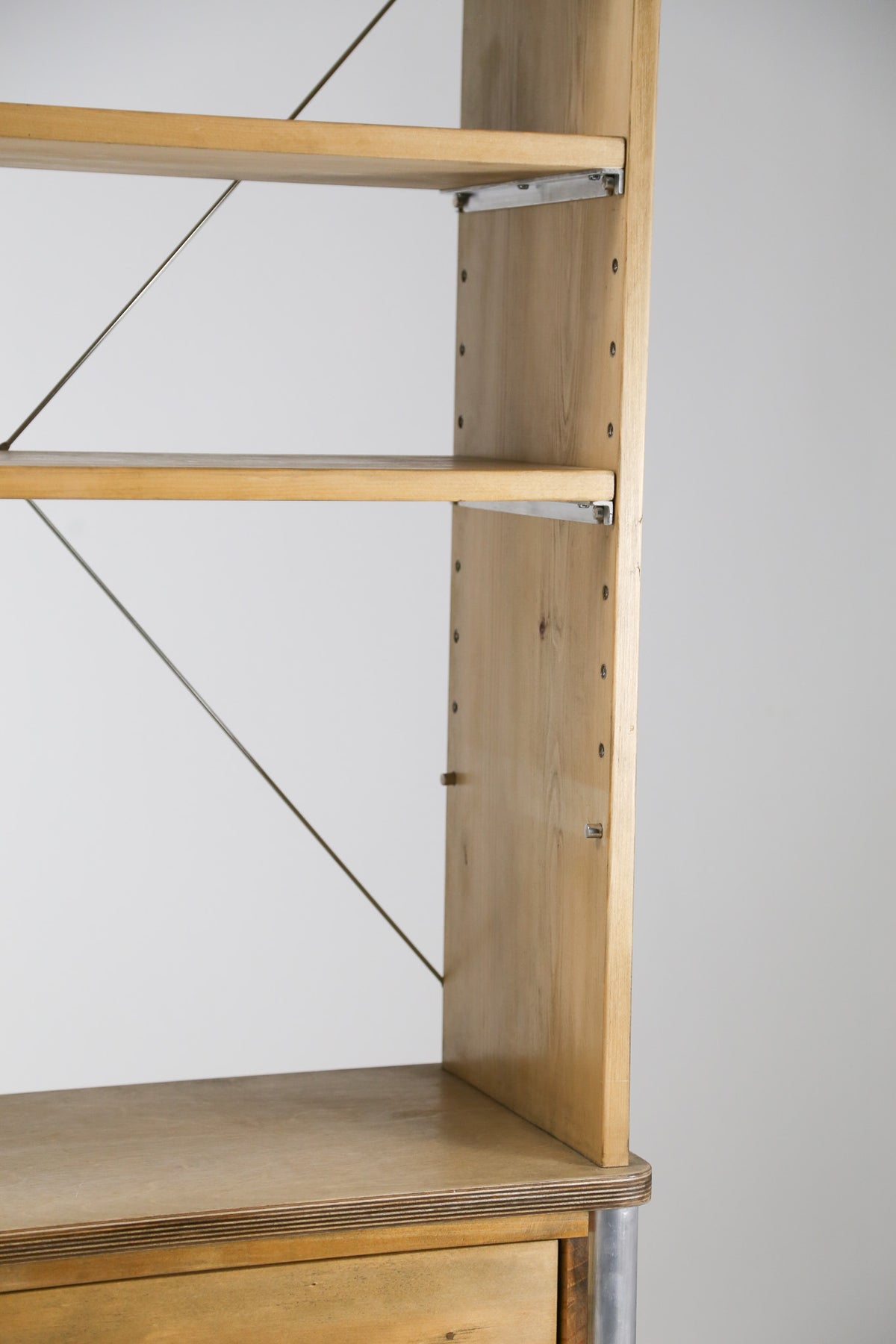 Plywood & Metal Pipe Tall Shelf / 合板とメタルパイプのトールシェルフ