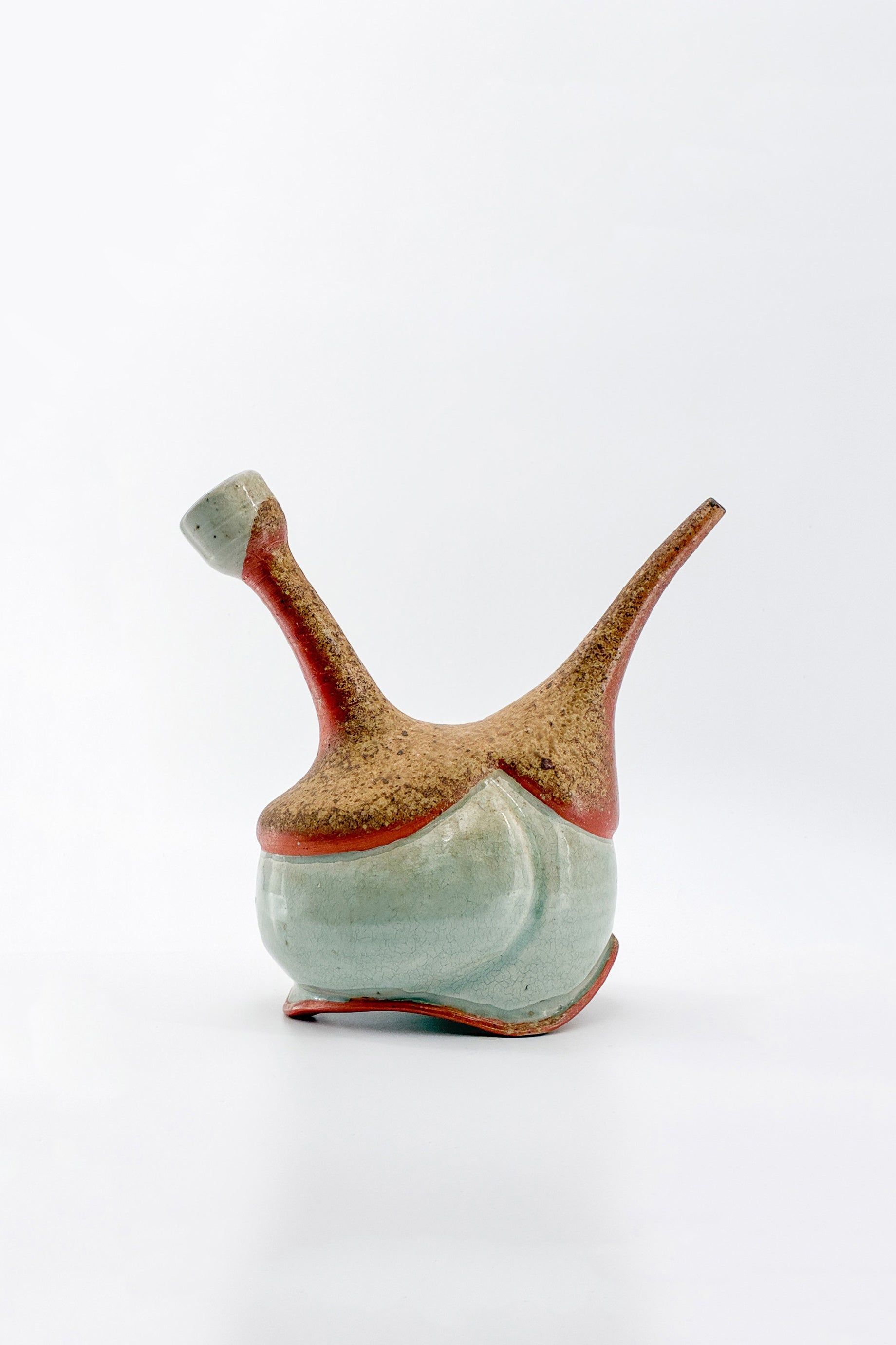 Abstract Ceramic Sculptural Vase / 抽象的フォルム セラミック オブジェ・花器