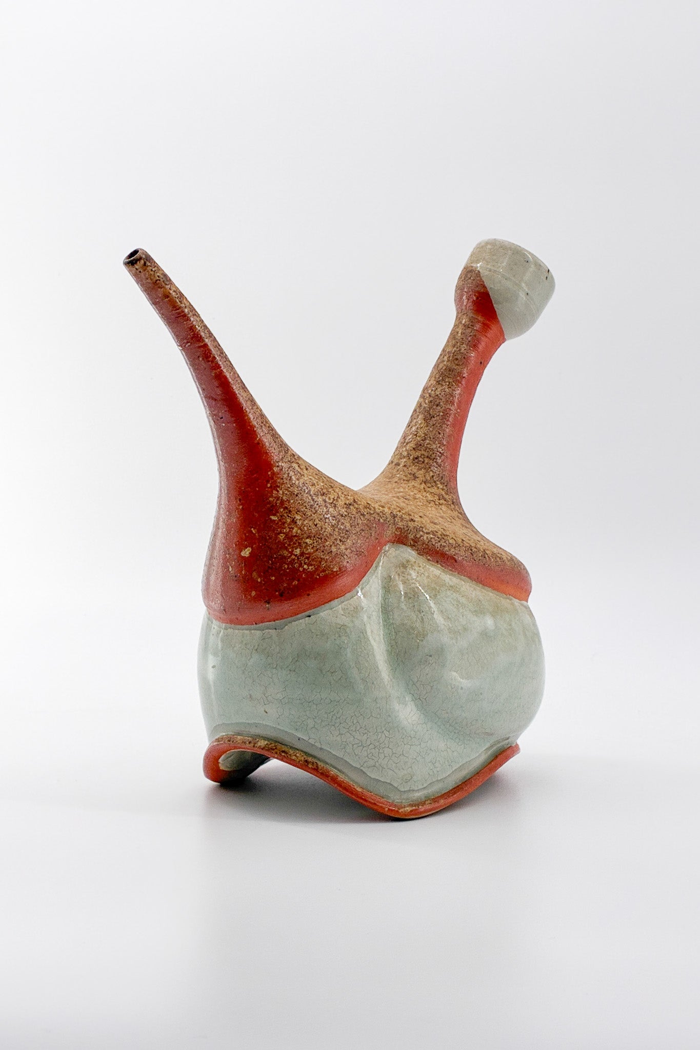 Abstract Ceramic Sculptural Vase / 抽象的フォルム セラミック オブジェ・花器