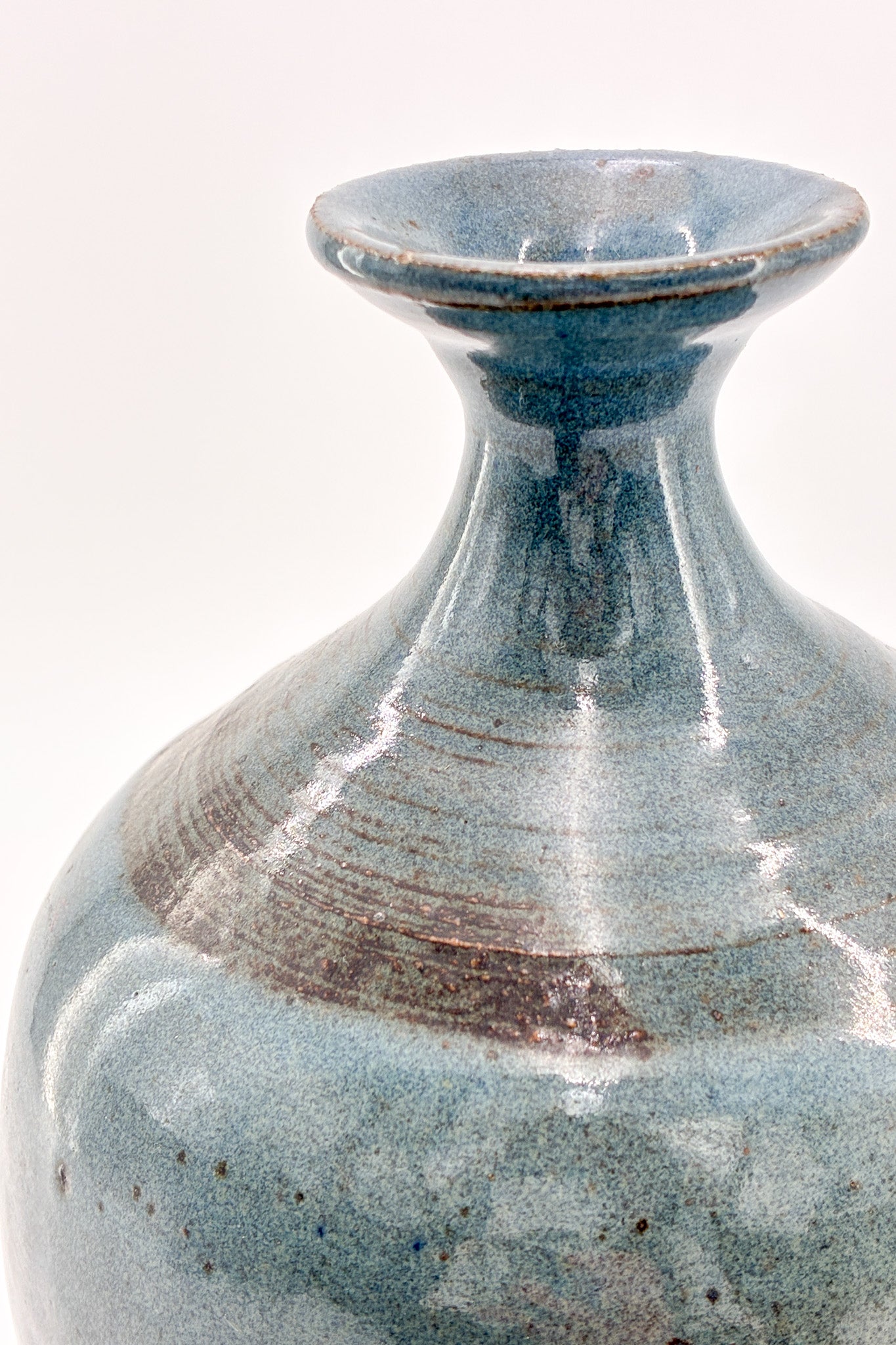 Ceramic Bud Vase Blue / 陶器 一輪挿し（ブルー）
