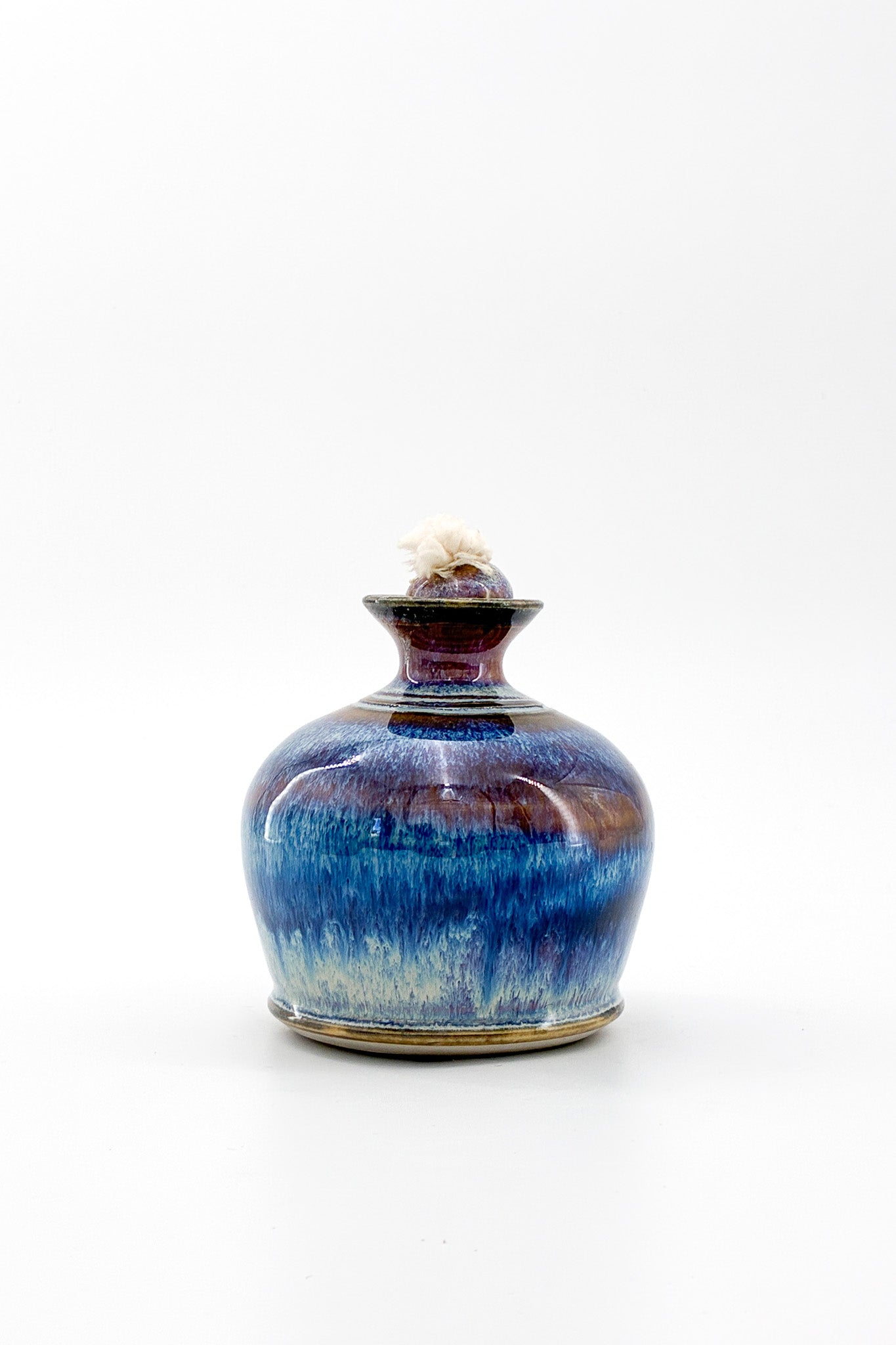 Oil Lamp (Floral Pattern) / オイルランプ（ピンク/ブルー）